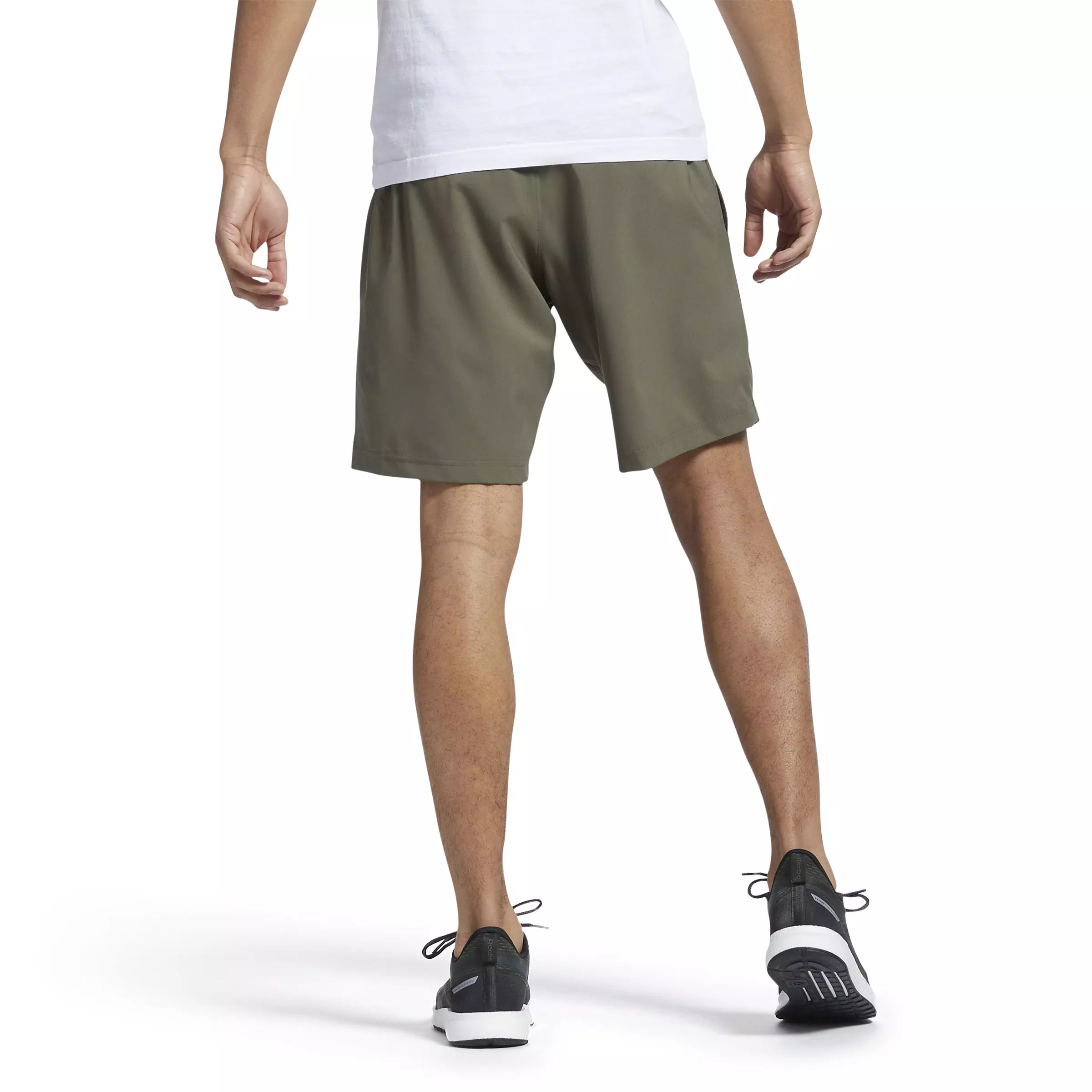 Reebok Men's Workout Ready Woven Shorts-Dk Green - DK GREEN