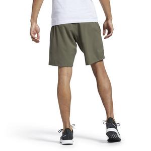 Reebok Men's Workout Ready Woven Shorts-Dk Green