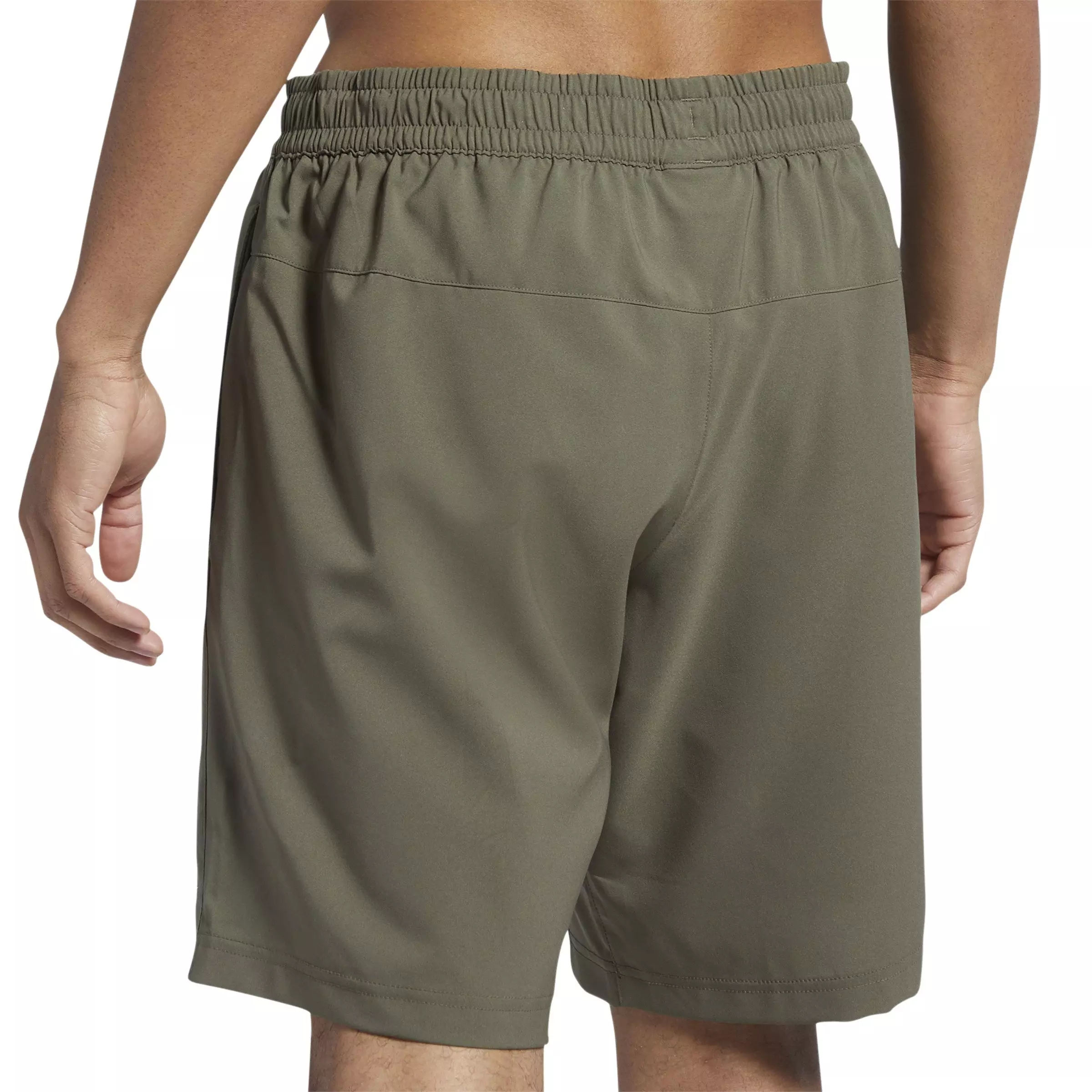 Reebok Men's Workout Ready Woven Shorts-Dk Green - DK GREEN