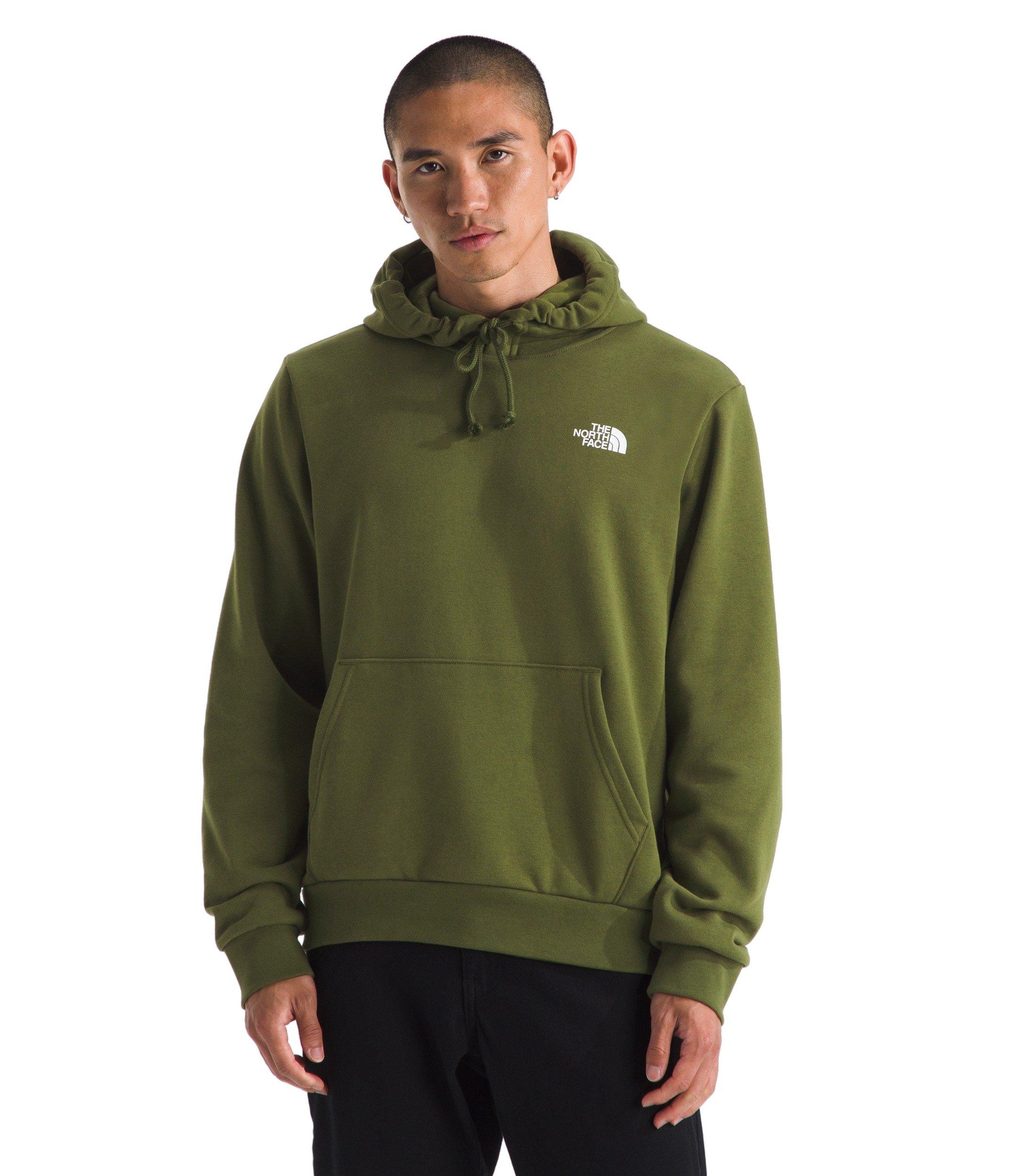 The North Face Men's Evolution Box Camo Fill Graphic Hoodie - Green - GREEN Thumbnail View 1