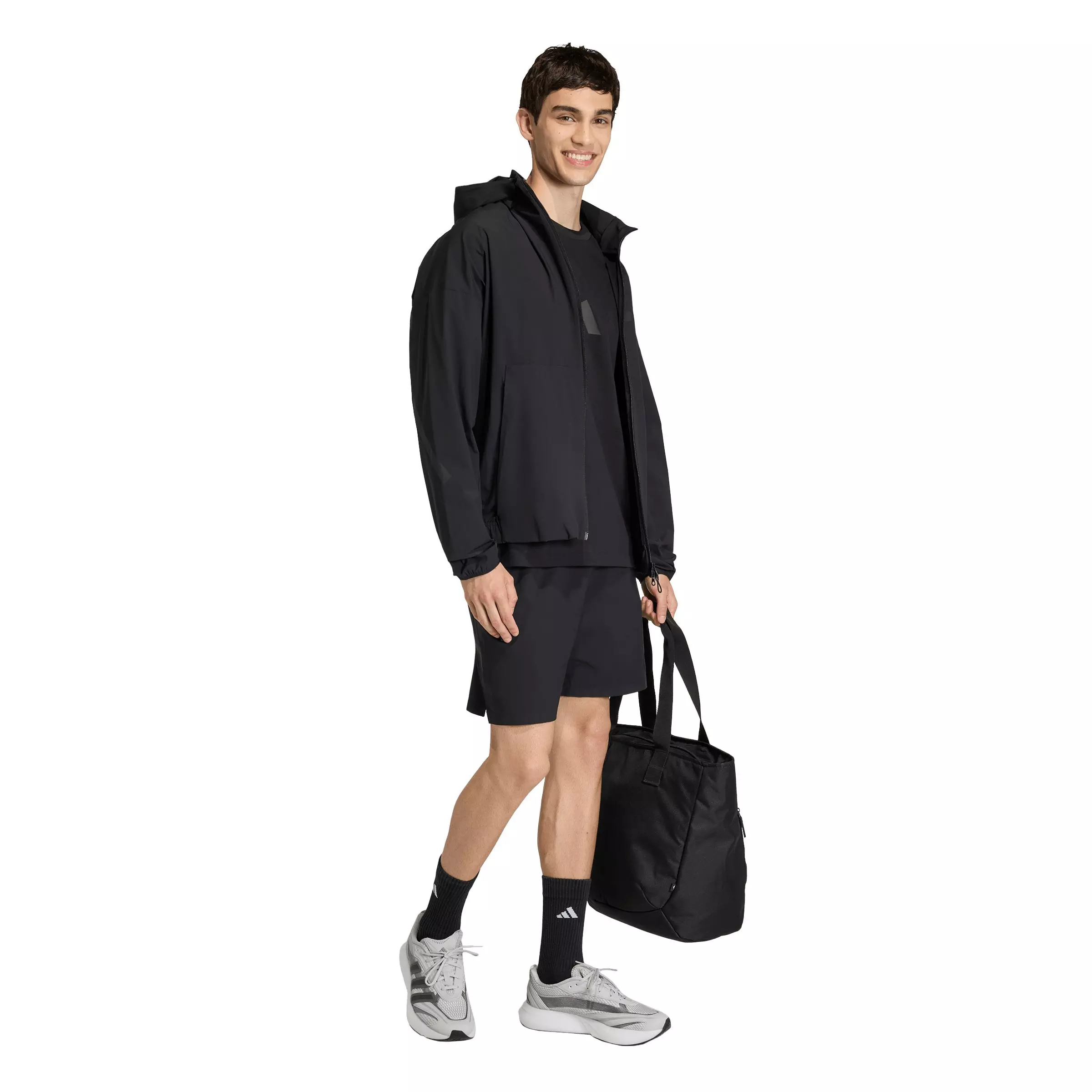 adidas Men's Z.N.E. Woven Shorts - Black - BLACK