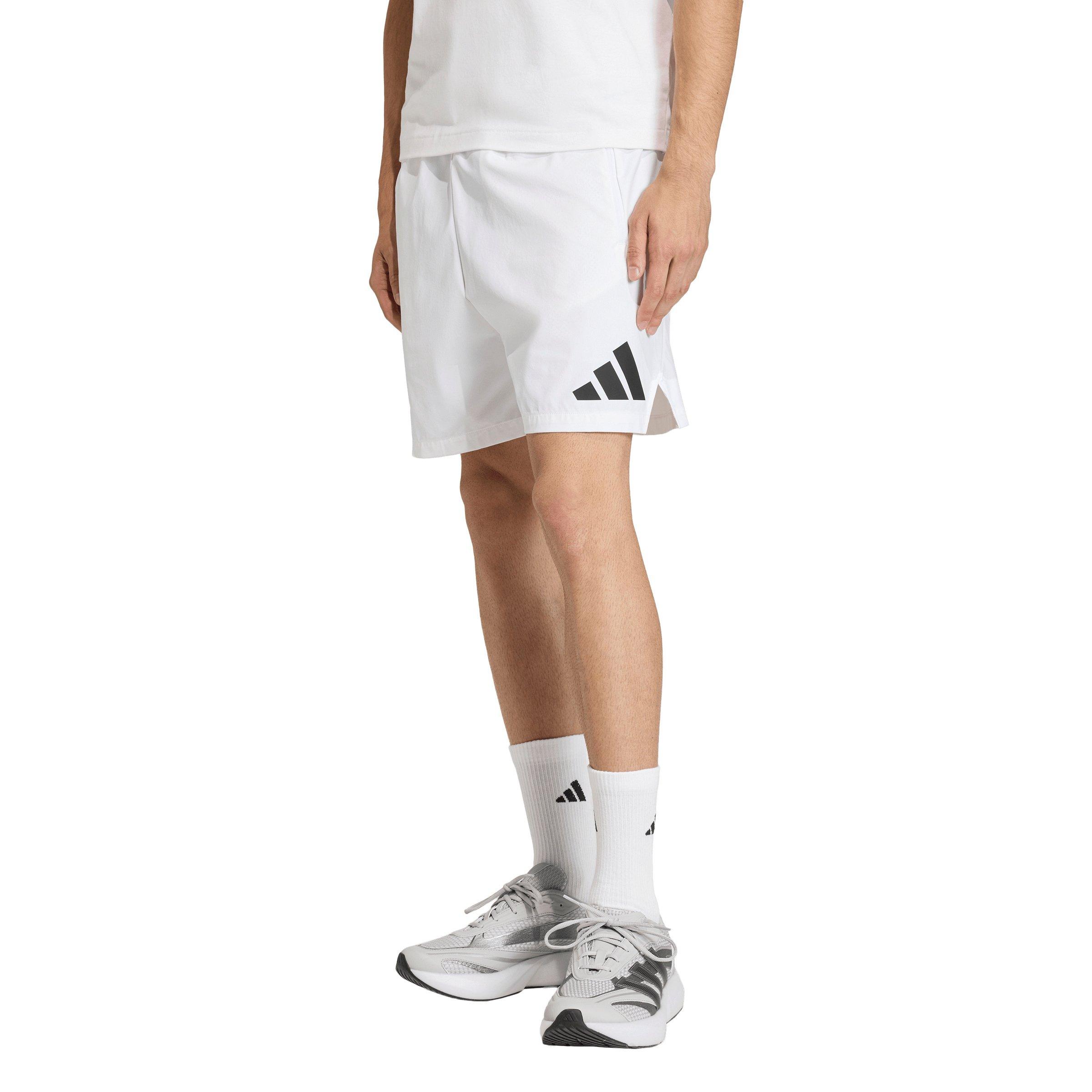 adidas Men's Z.N.E. Woven Shorts - White - WHITE Thumbnail View 1