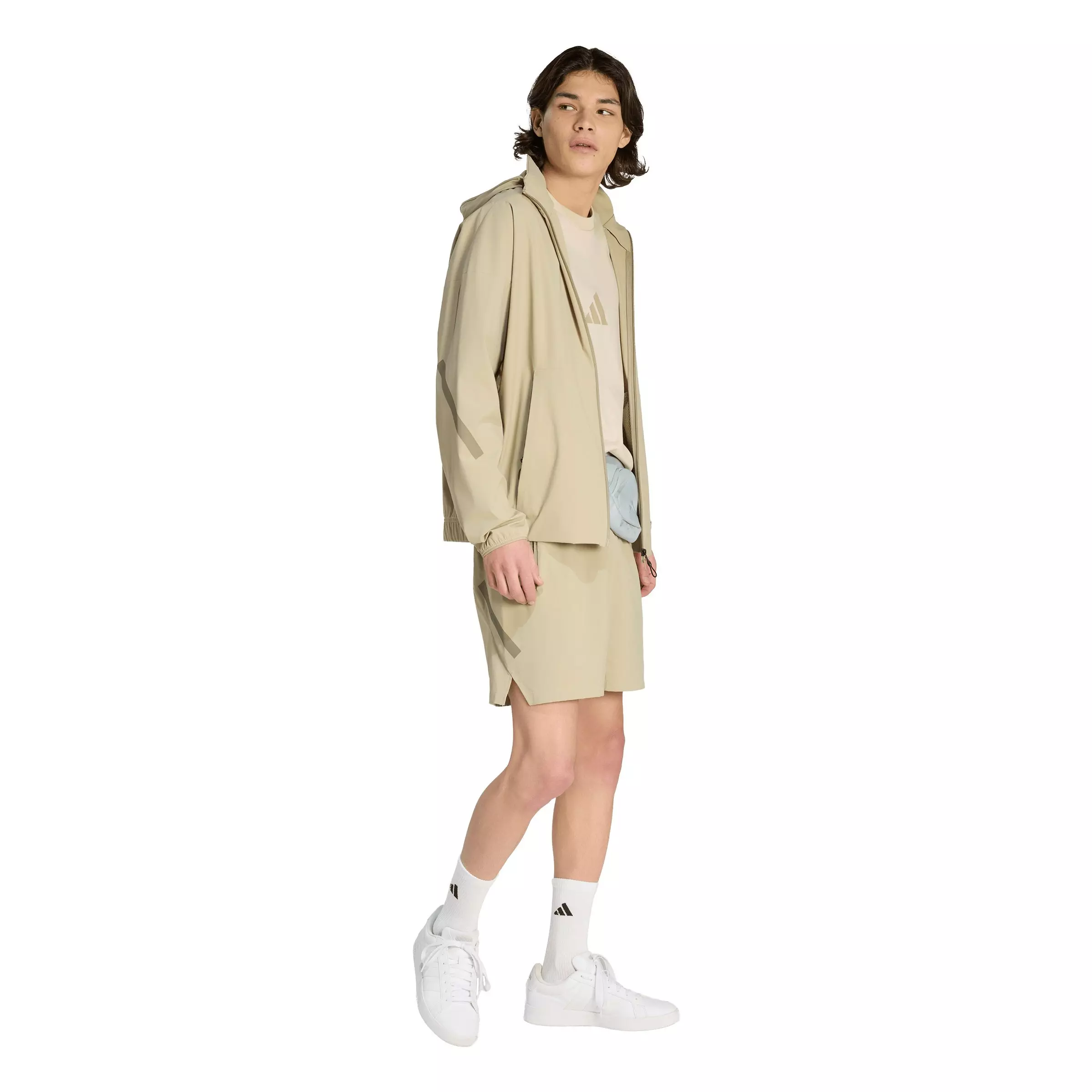 adidas Men's Z.N.E. Woven Shorts - Khaki - KHAKI