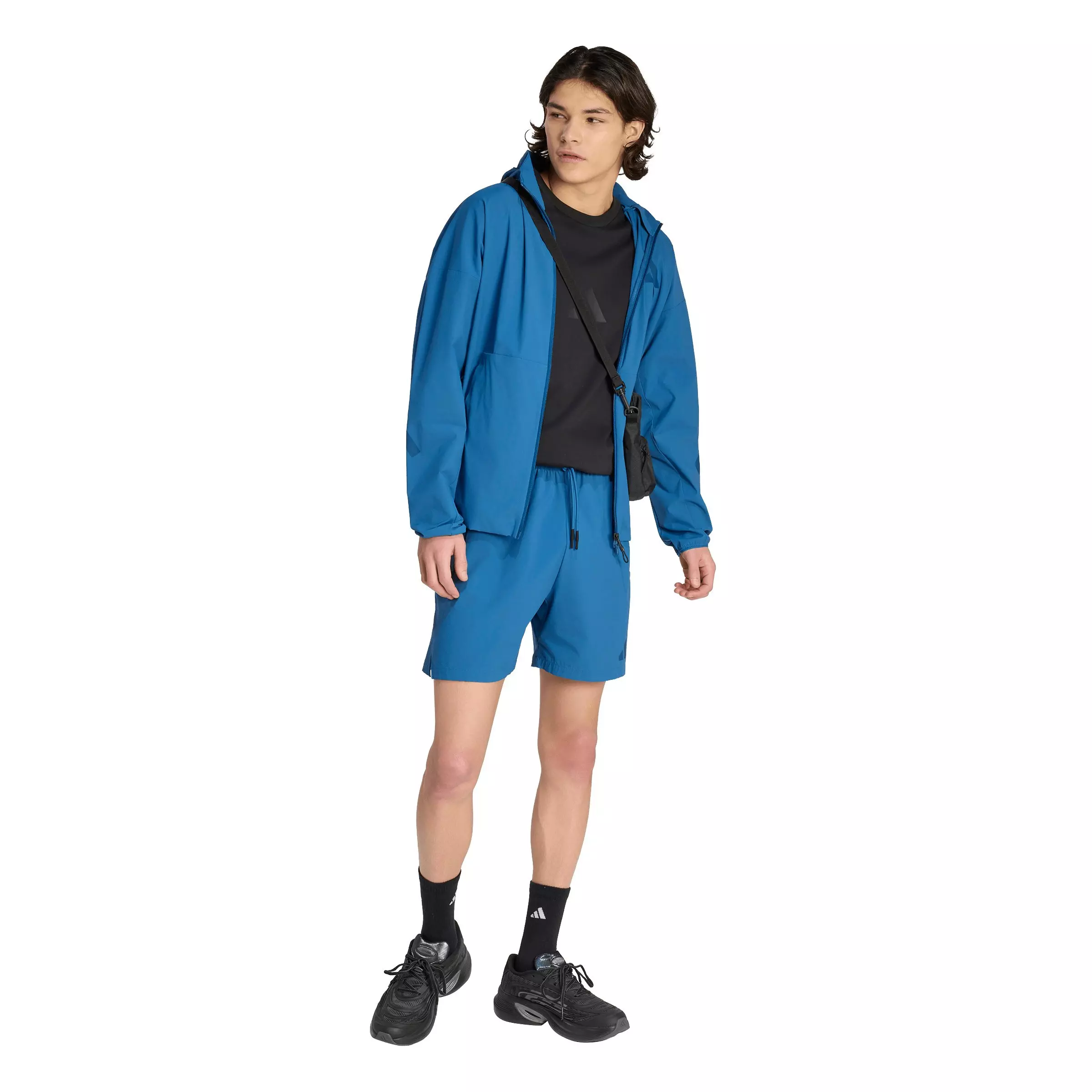 adidas Men's Z.N.E. Woven Shorts - Blue - BLUE