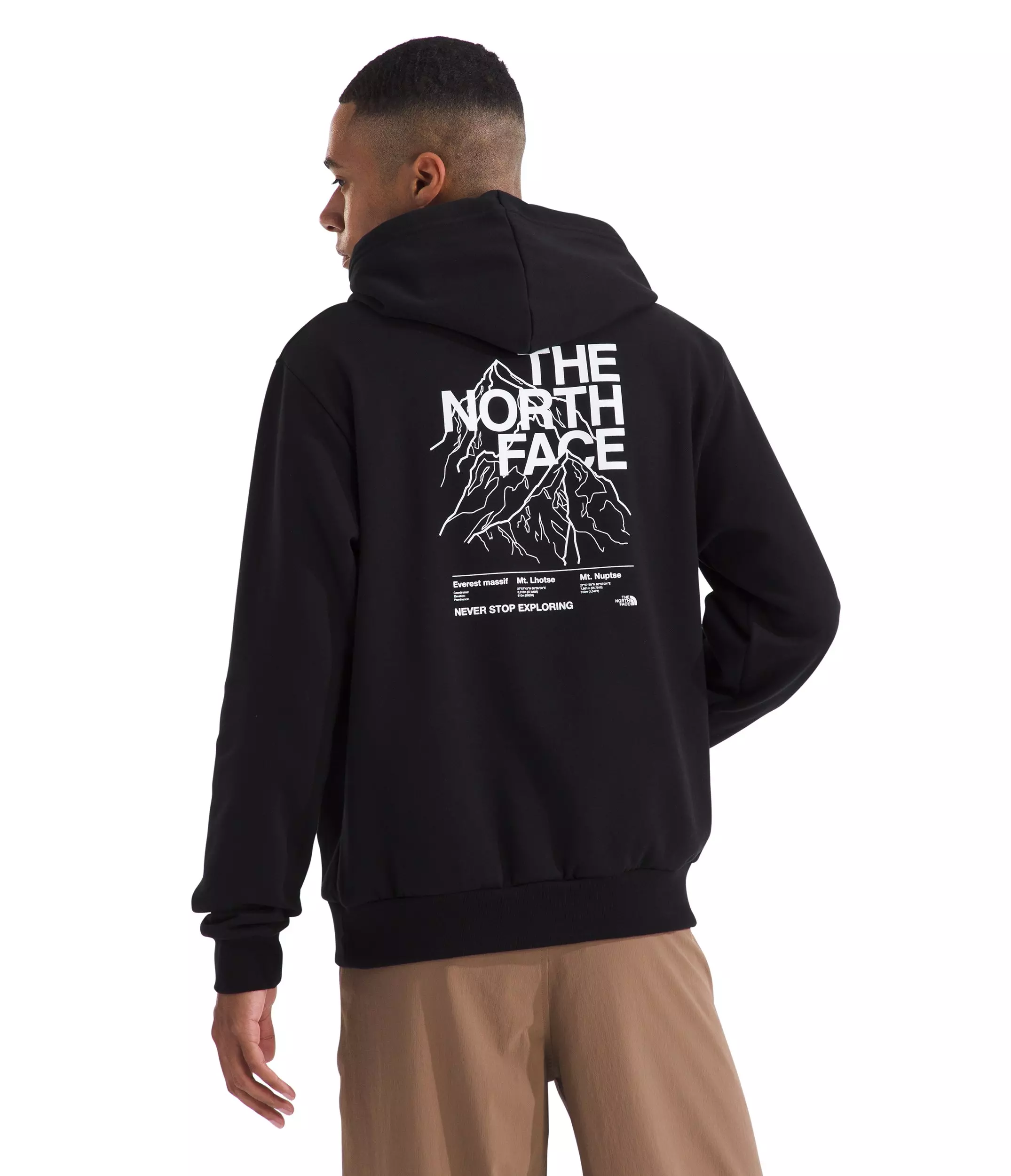 The North Face Men's Evolution Half Dome Graphic Hoodie - Black - BLACK