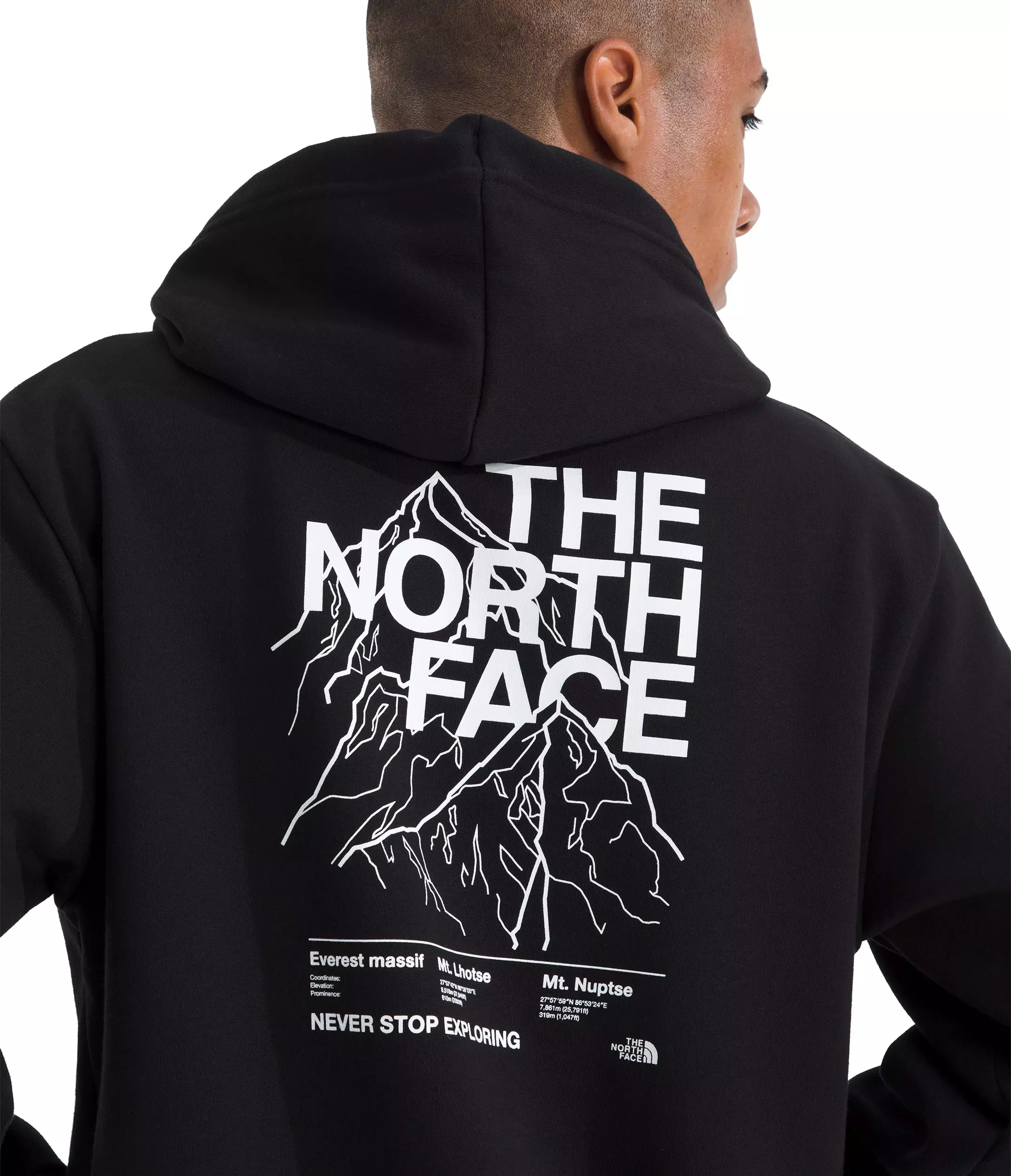 The North Face Men's Evolution Half Dome Graphic Hoodie - Black - BLACK