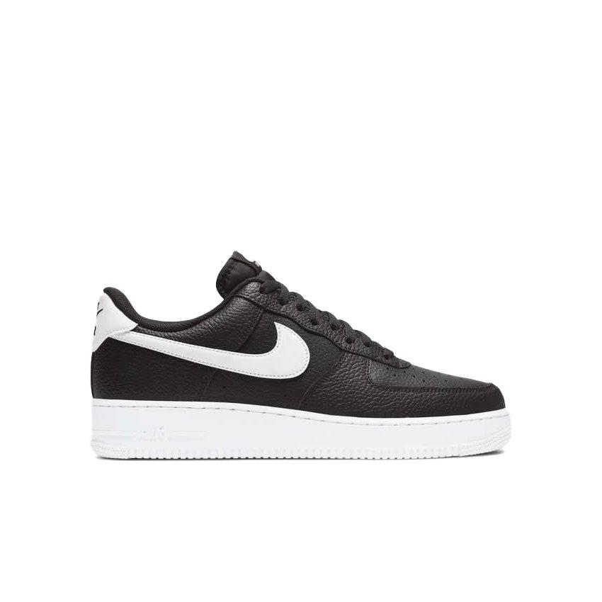 Nike Air Force 1 Black/University Red Grade School Boys' Shoe - Hibbett