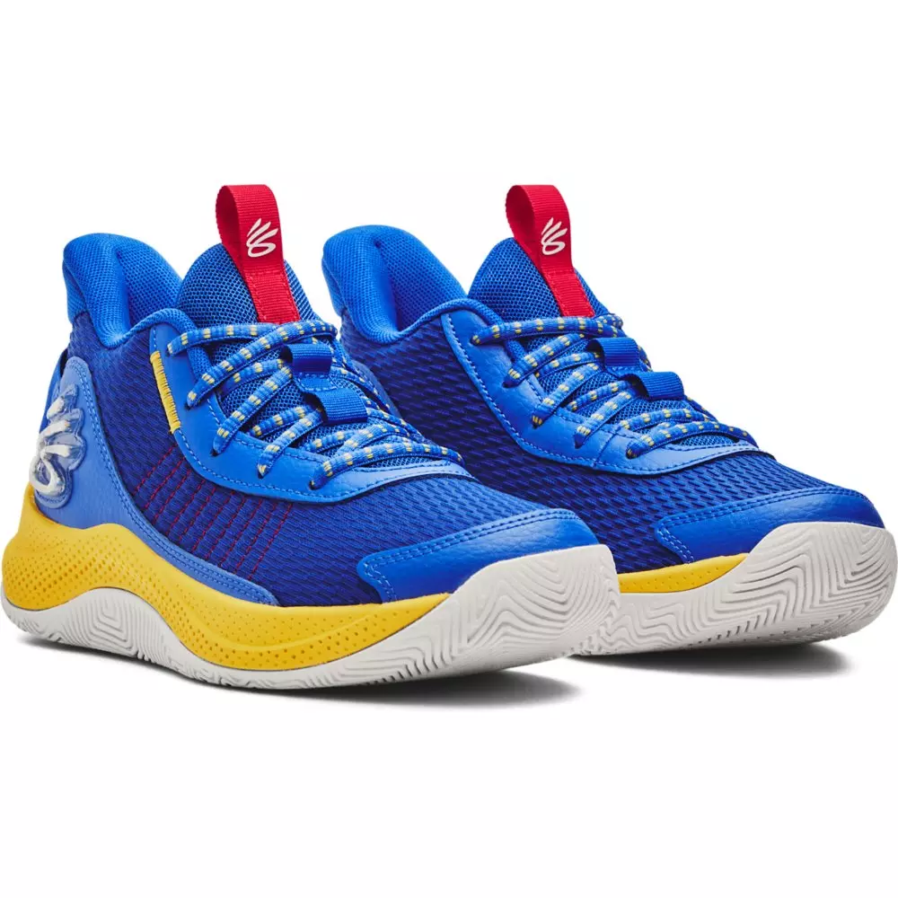 Under Armour Curry 3Z7 "Royal/Versa Blue/Taxi" Grade School Boys' Basketball Shoe - ROYAL/BLUE/TAXI