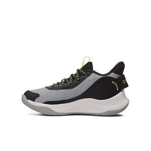 Under Armour Curry 3Z7 "Mod Gray/Black/High Yellow" Grade School Boys' Basketball Shoe