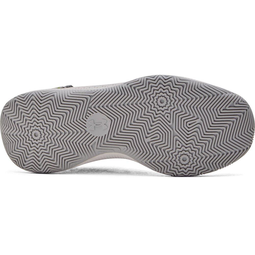 Under Armour Curry 3Z7 "Mod Gray/Black/High Yellow" Grade School Boys' Basketball Shoe - GREY/BLACK/YELLOW Thumbnail View 5