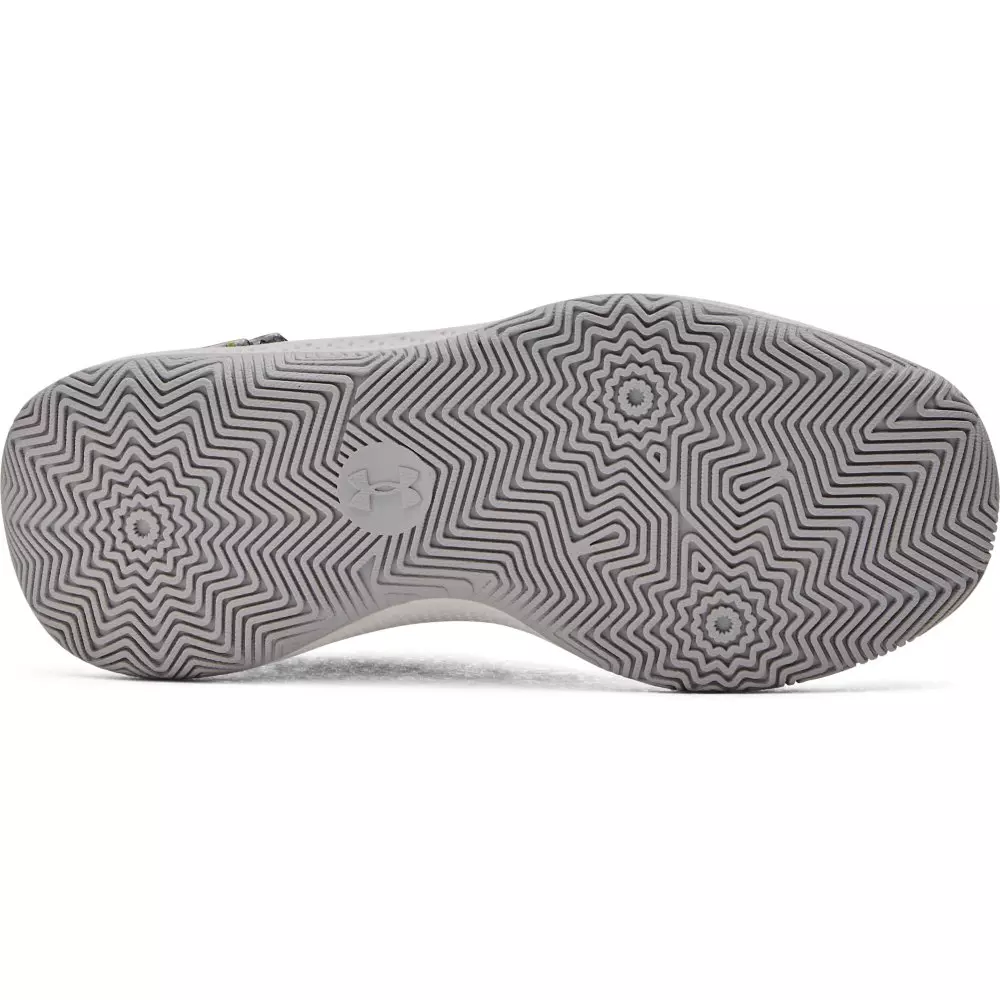 Under Armour Curry 3Z7 "Mod Gray/Black/High Yellow" Grade School Boys' Basketball Shoe - GREY/BLACK/YELLOW