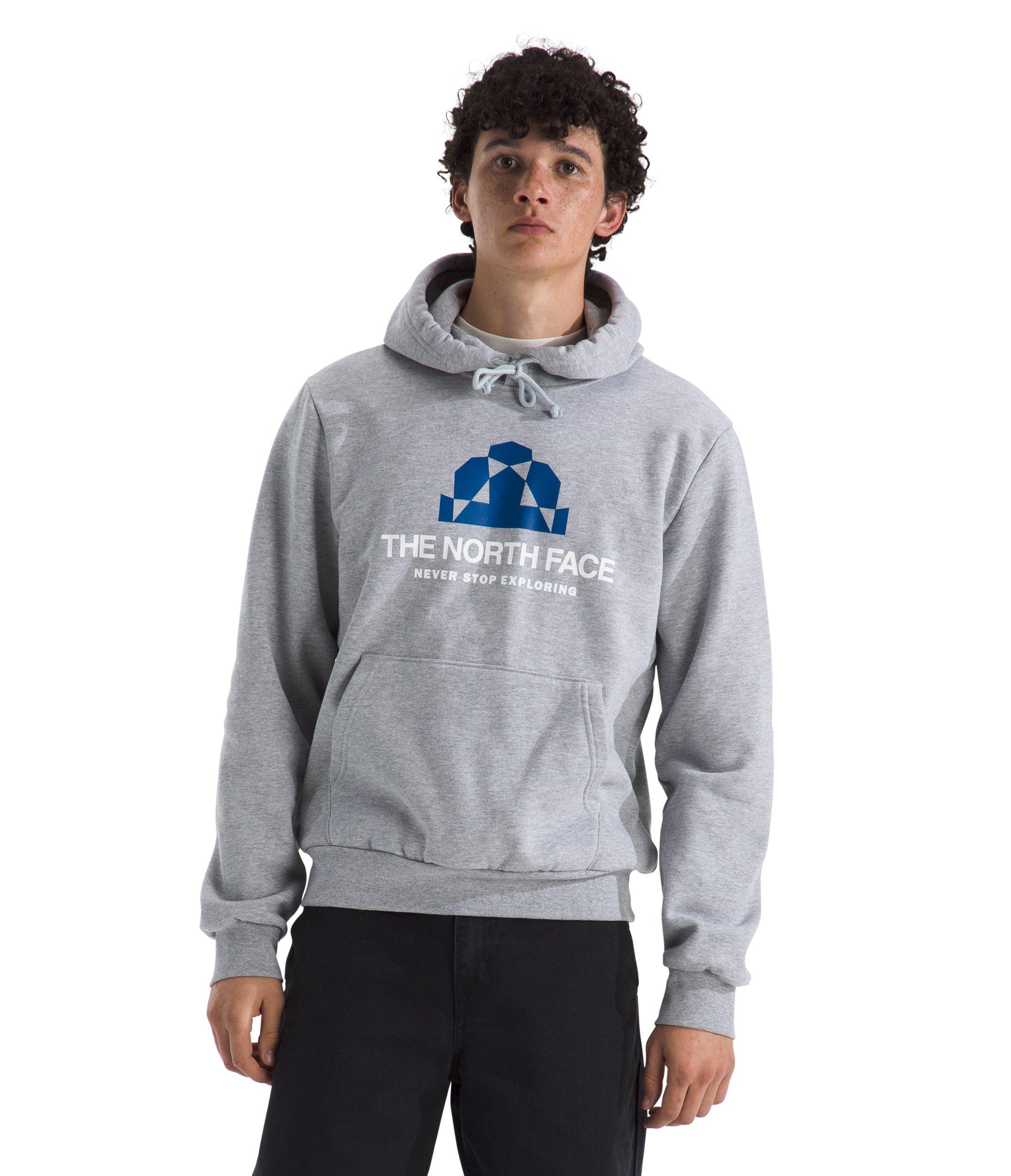 The North Face Men's Evolution BTS Graphic Hoodie - Light Grey - LIGHT GREY Thumbnail View 1