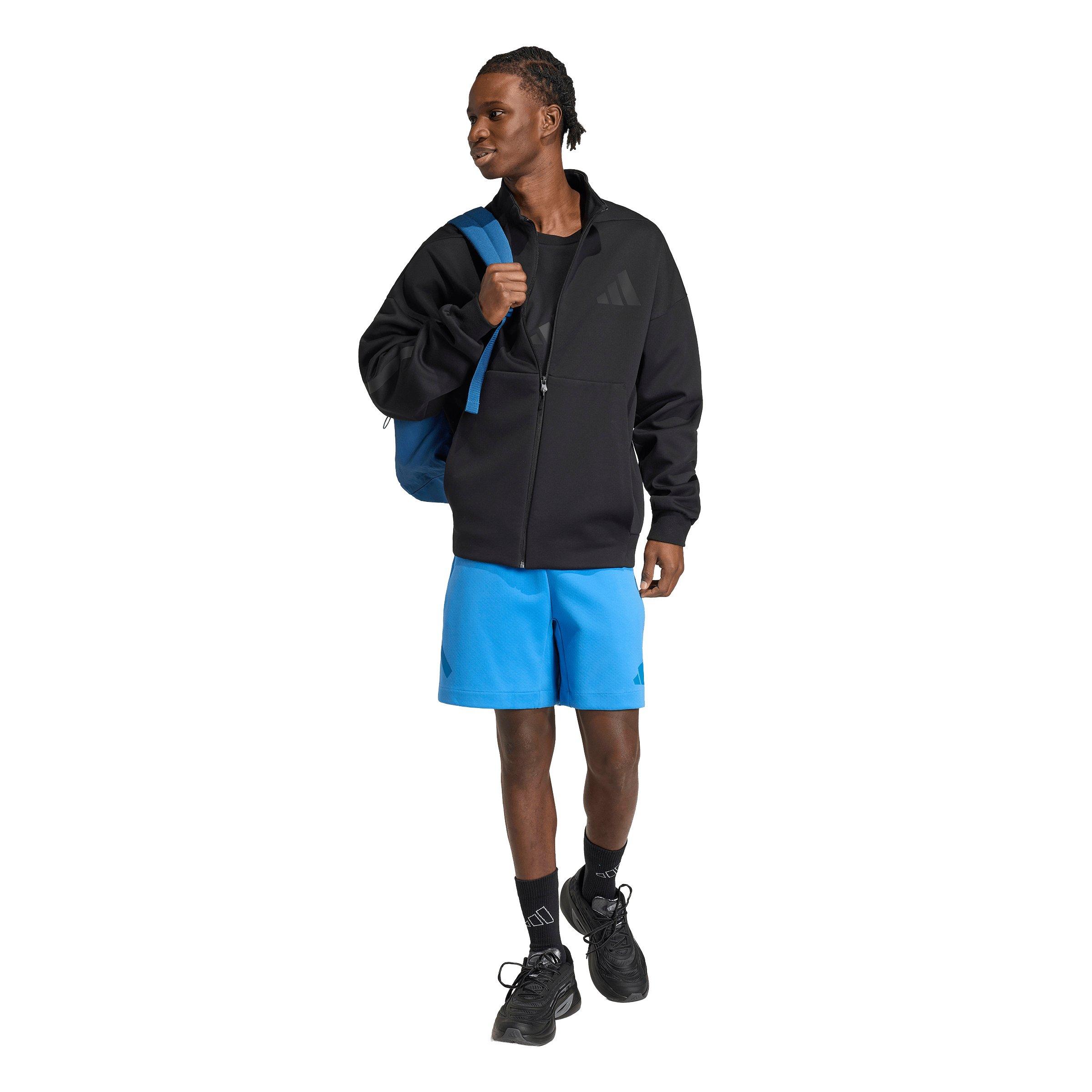 adidas Men's Z.N.E. Shorts - Blue - BLUE Thumbnail View 5