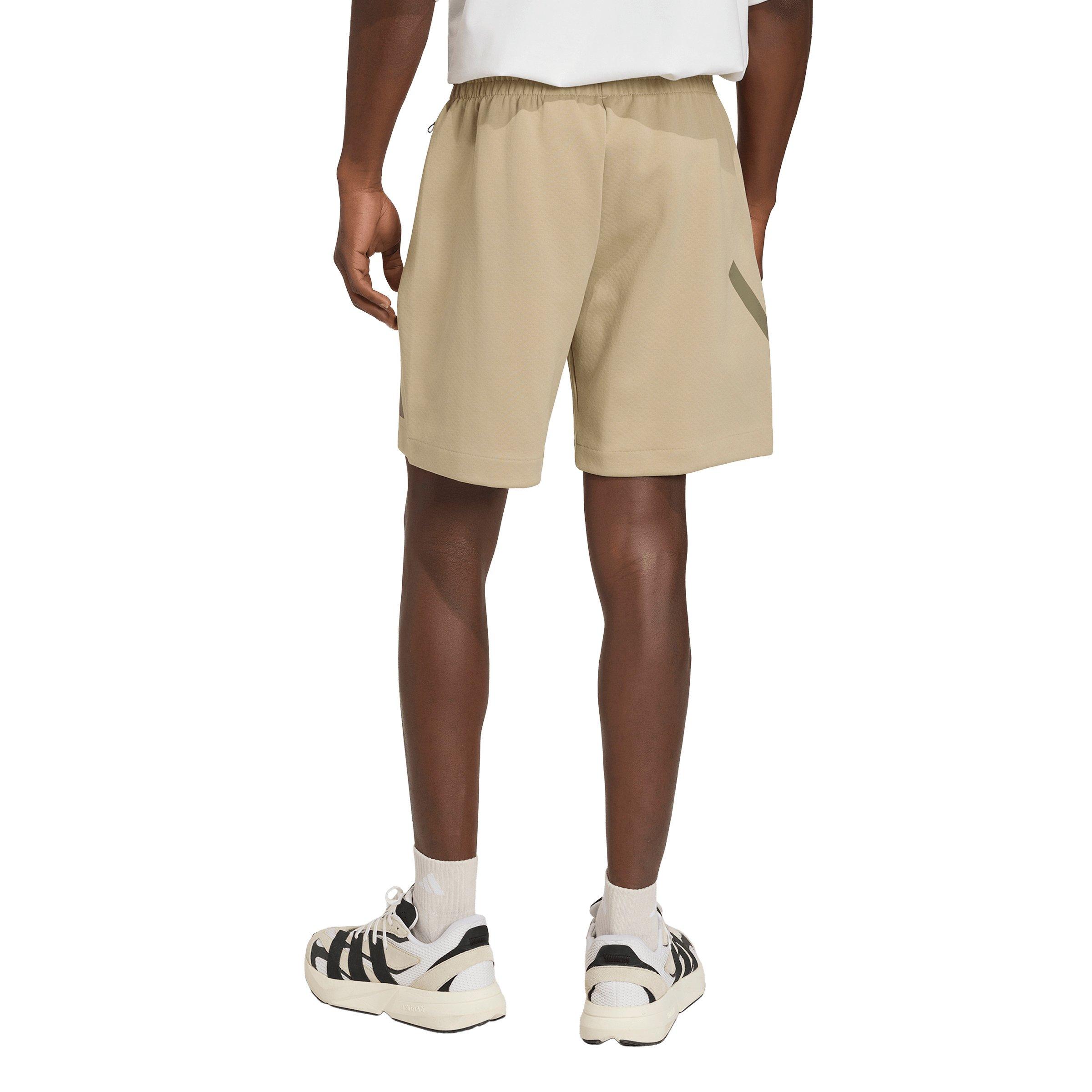 adidas Men's Z.N.E. Shorts - Khaki - KHAKI Thumbnail View 2