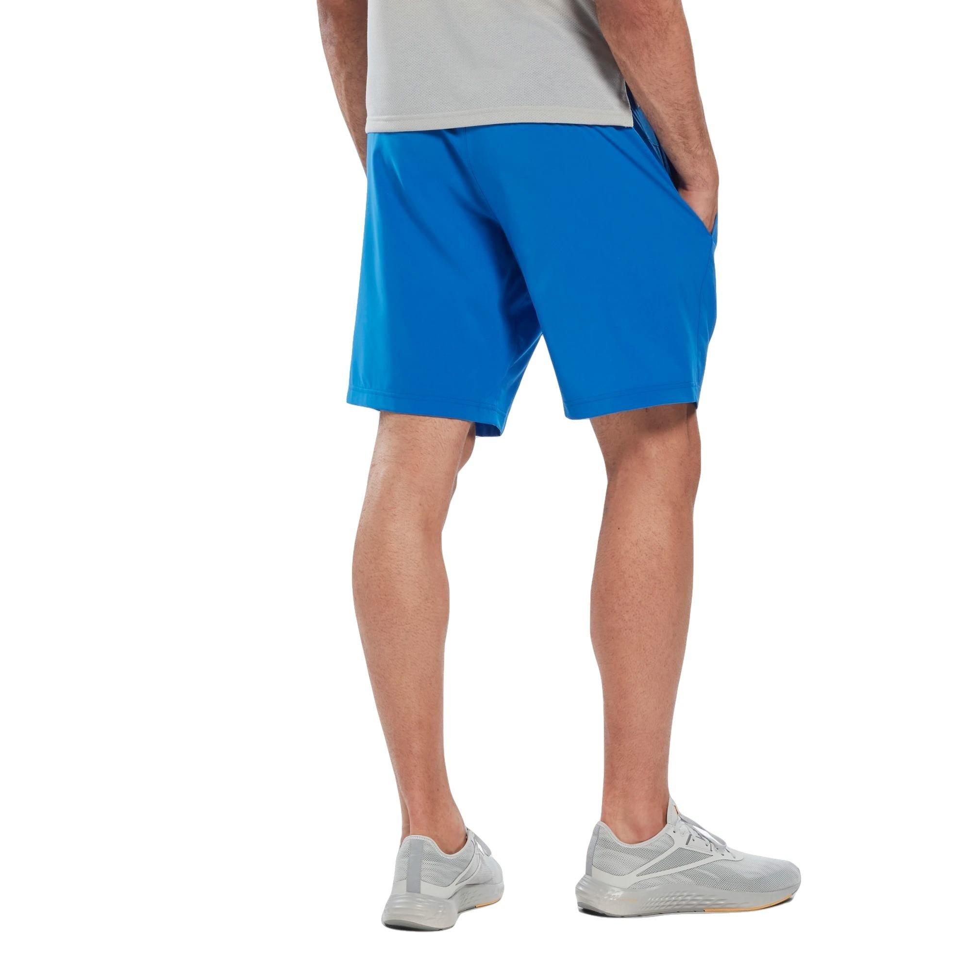 Reebok Men's Workout Ready Woven Shorts-Blue - BLUE Thumbnail View 2