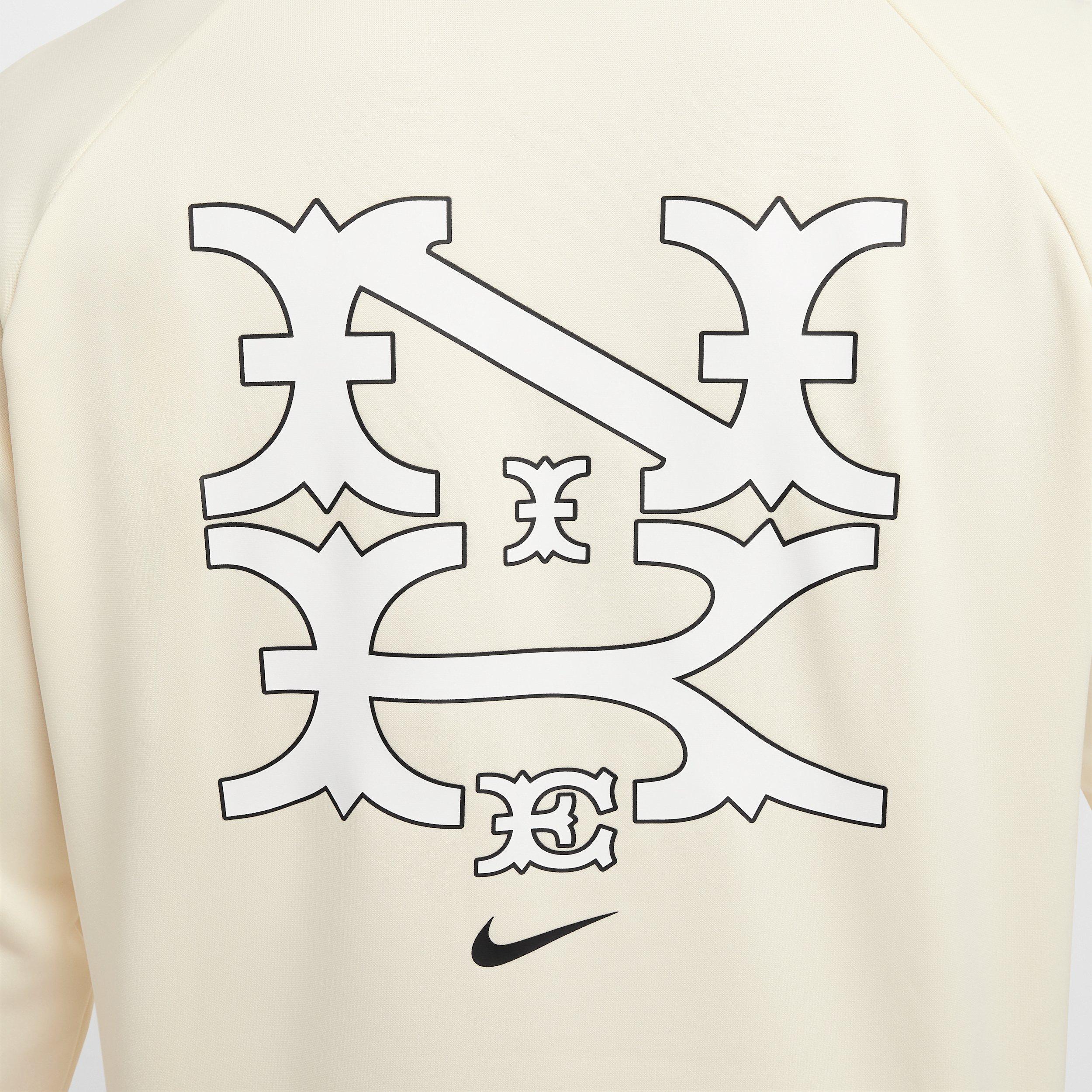 Nike Men's Therma-FIT Pullover Baseball Hoodie - Cream - CREAM Thumbnail View 8