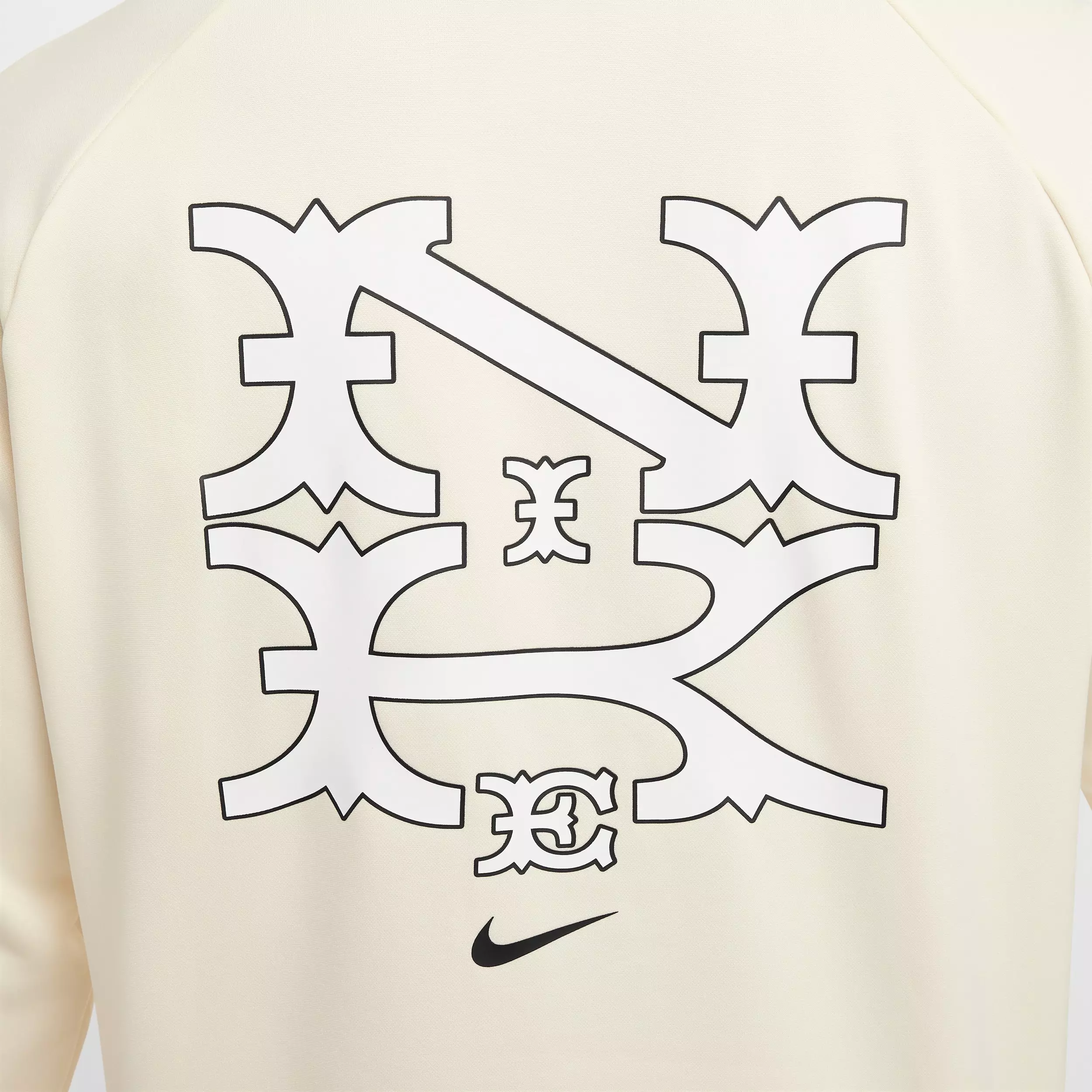 Nike Men's Therma-FIT Pullover Baseball Hoodie - Cream - CREAM