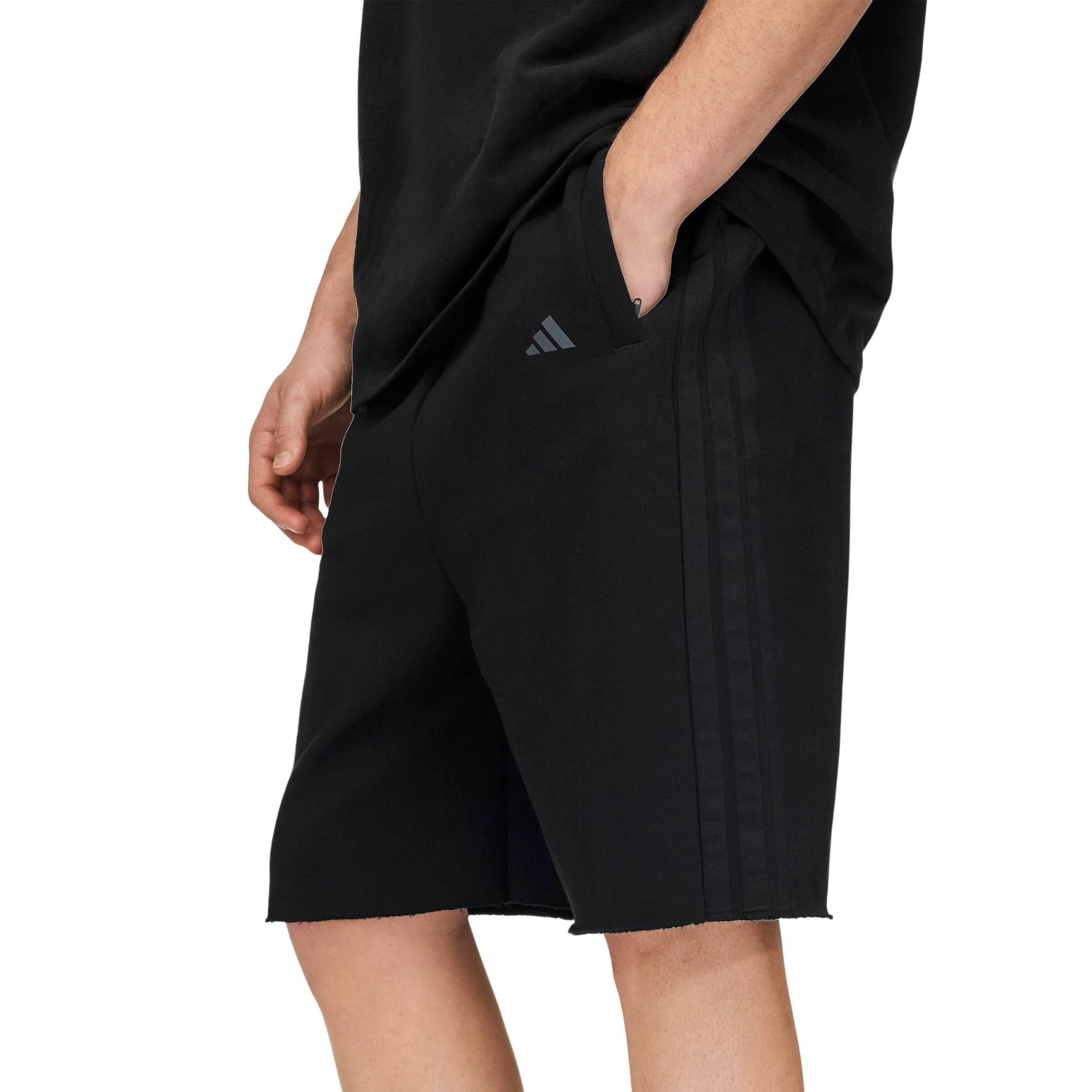 adidas Men's x entire studios Uniform Heavy Drop Shorts - Black - BLACK Thumbnail View 2