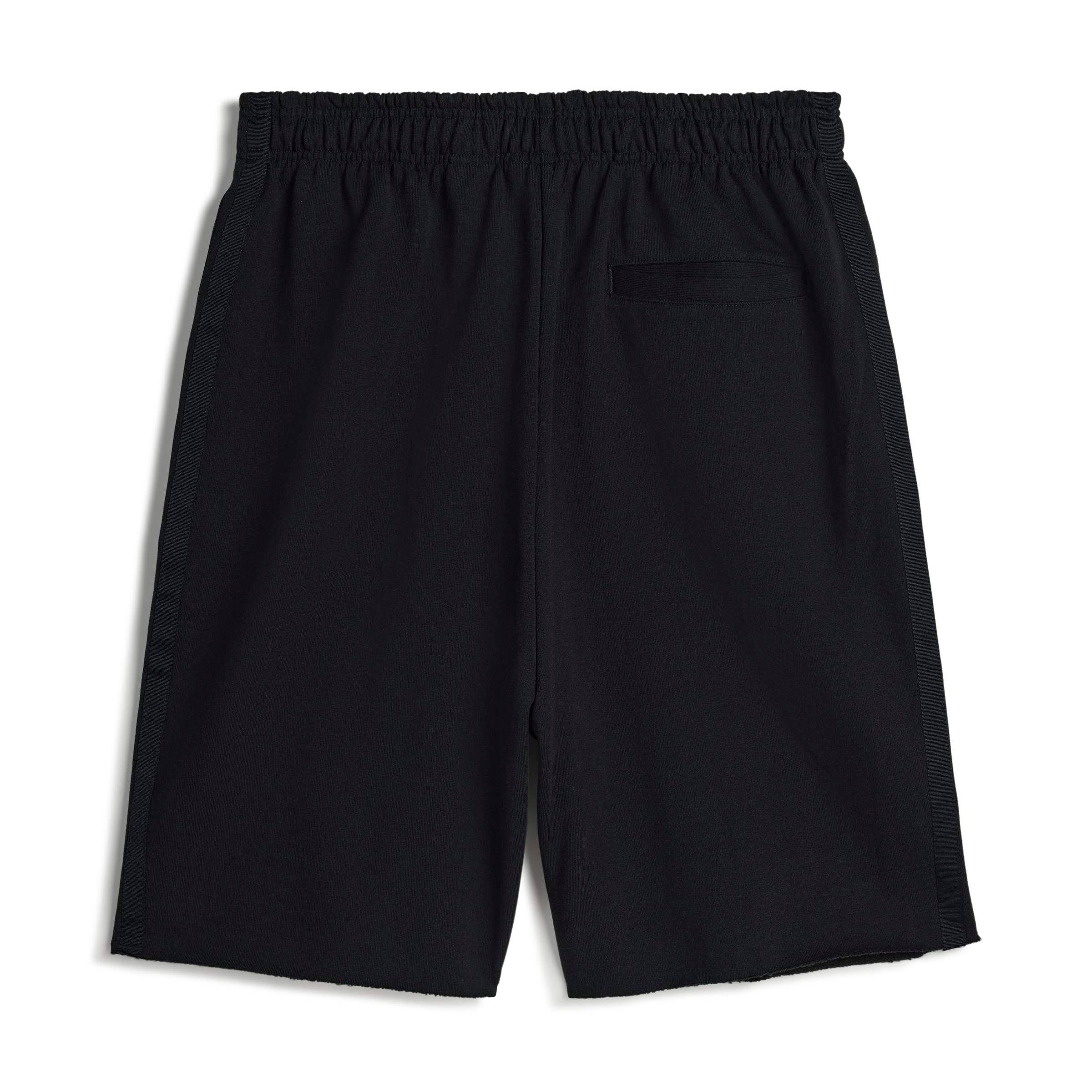 adidas Men's x entire studios Uniform Heavy Drop Shorts - Black - BLACK Thumbnail View 8
