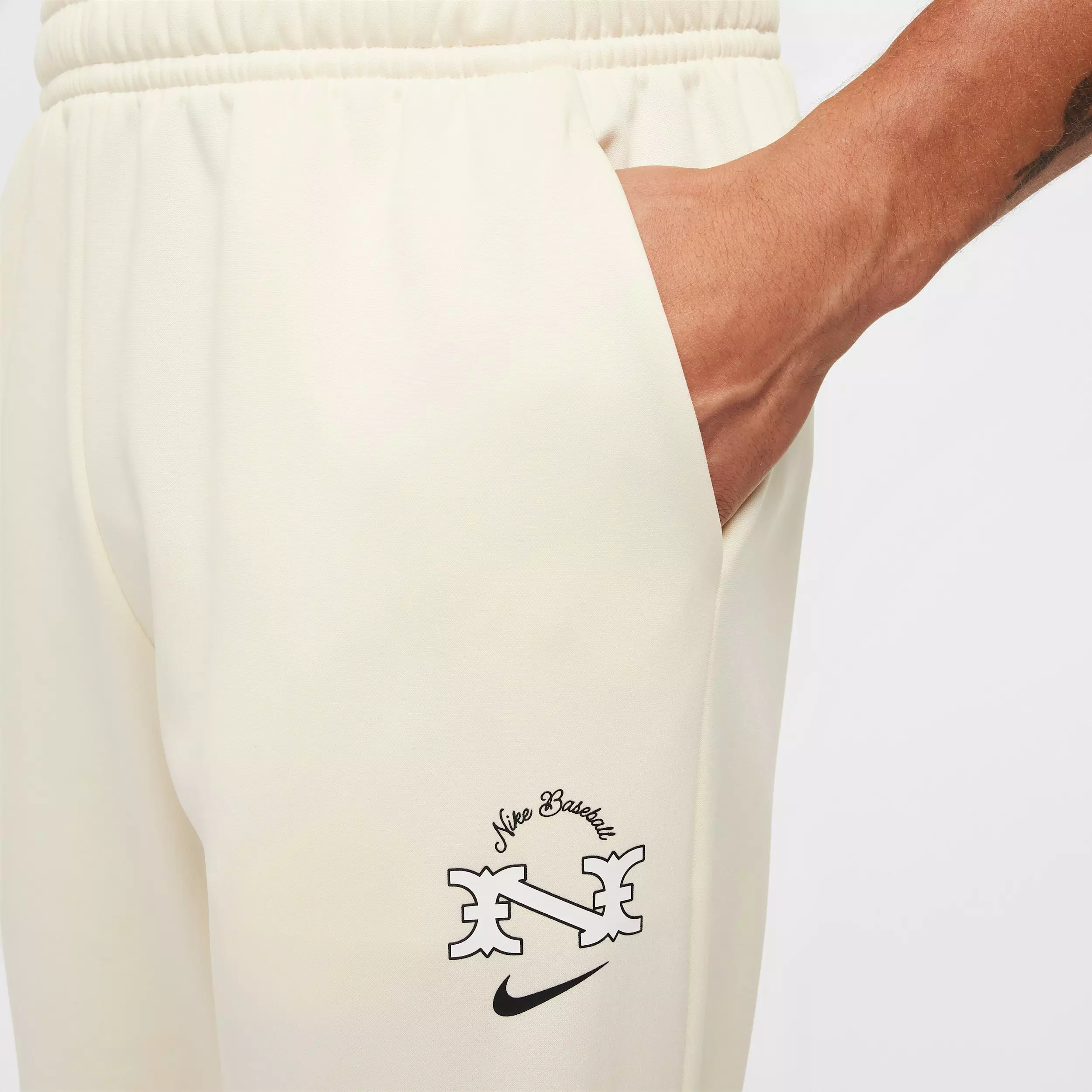 Nike Men's Therma-FIT Baseball Joggers - Cream - CREAM