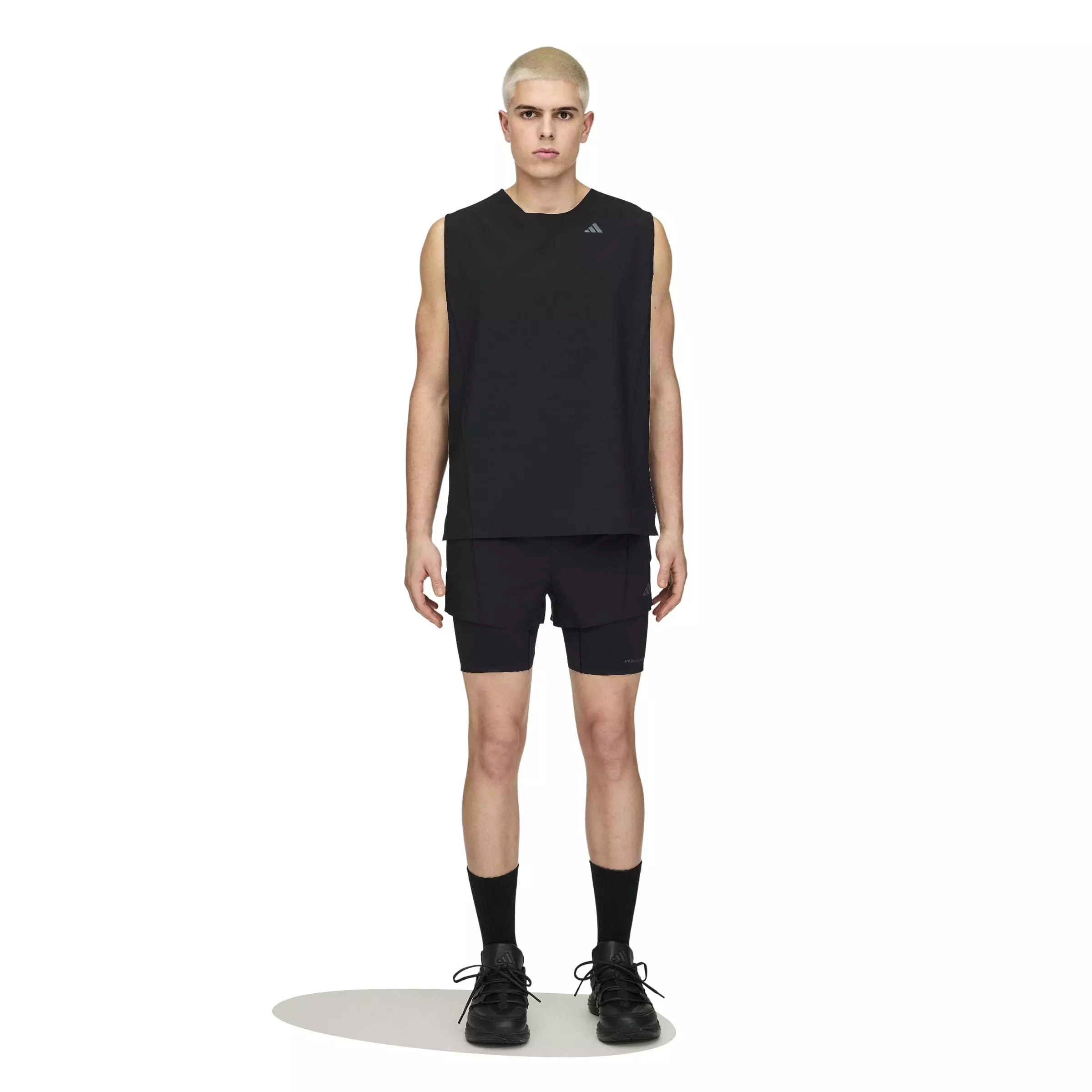 adidas Men's x entire studios D4T Training 2in1 Shorts - Black - BLACK