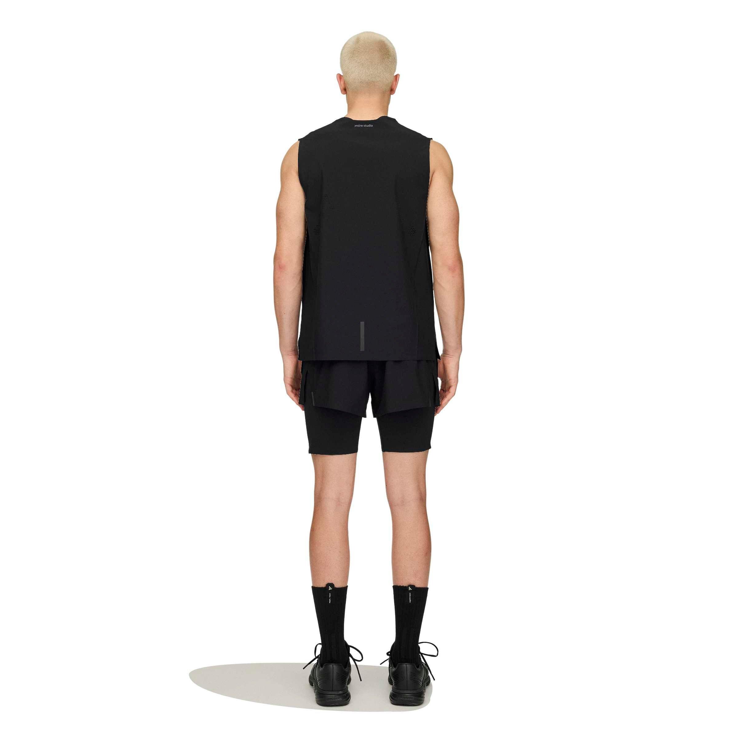 adidas Men's x entire studios D4T Training 2in1 Shorts - Black - BLACK Thumbnail View 5