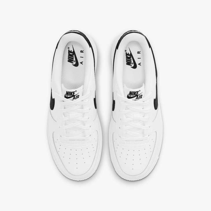 Nike Air Force 1 "White/Black" Grade School Boys' Shoe - WHITE/BLACK Thumbnail View 4