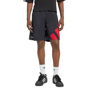 adidas Originals Men's Adicolor Blocked Shorts - Black/Red