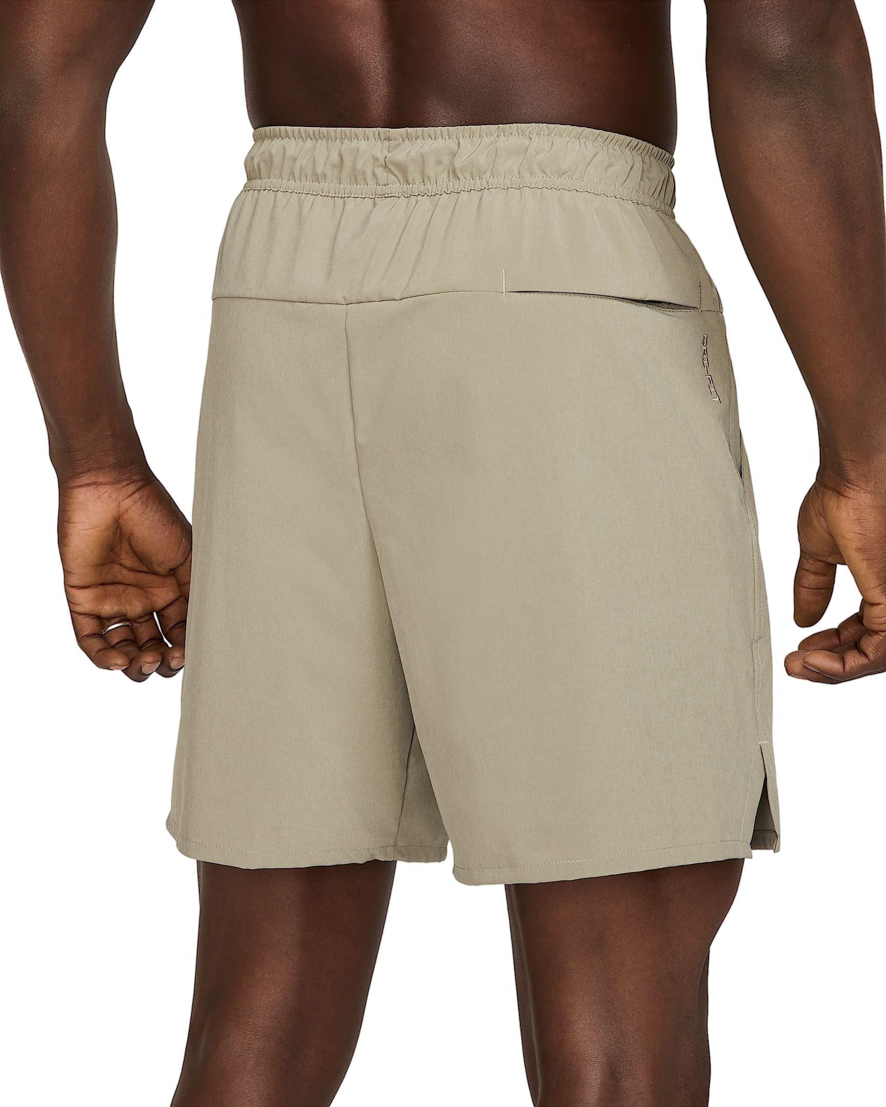 Nike Men's Unlimited Dri-FIT 7" Unlined Versatile Shorts - Light Green/Black - LIGHT GREEN/BLACK Thumbnail View 2