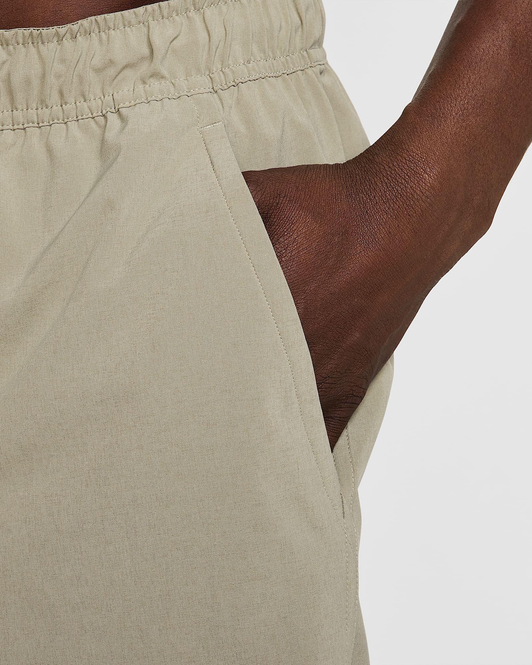 Nike Men's Unlimited Dri-FIT 7" Unlined Versatile Shorts - Light Green/Black - LIGHT GREEN/BLACK Thumbnail View 3