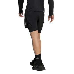 adidas Men's ADI365 Running Iconic Formotion 5-Pocket 2in1 Shorts - Black