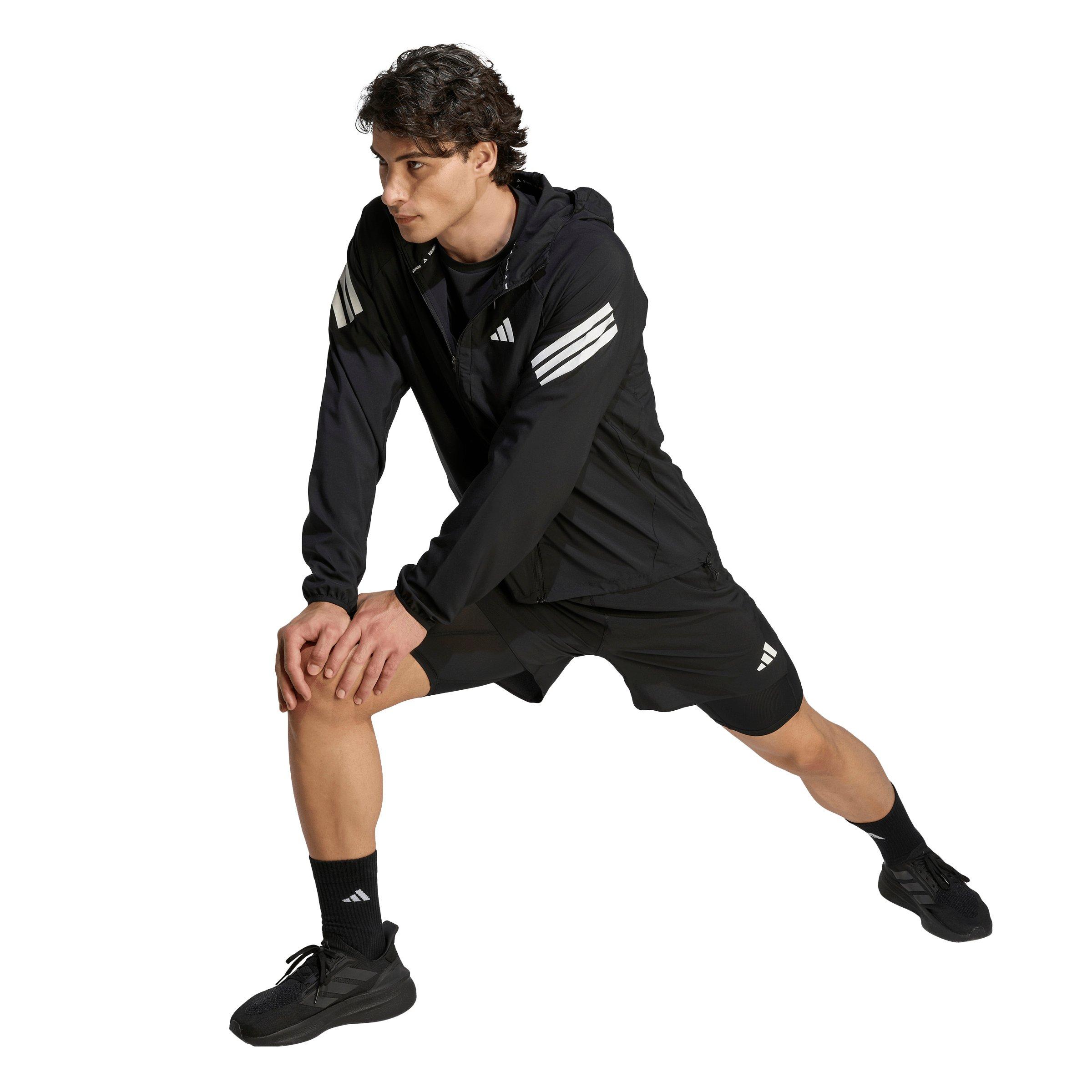 adidas Men's ADI365 Running Iconic Formotion 5-Pocket 2in1 Shorts - Black - BLACK Thumbnail View 5