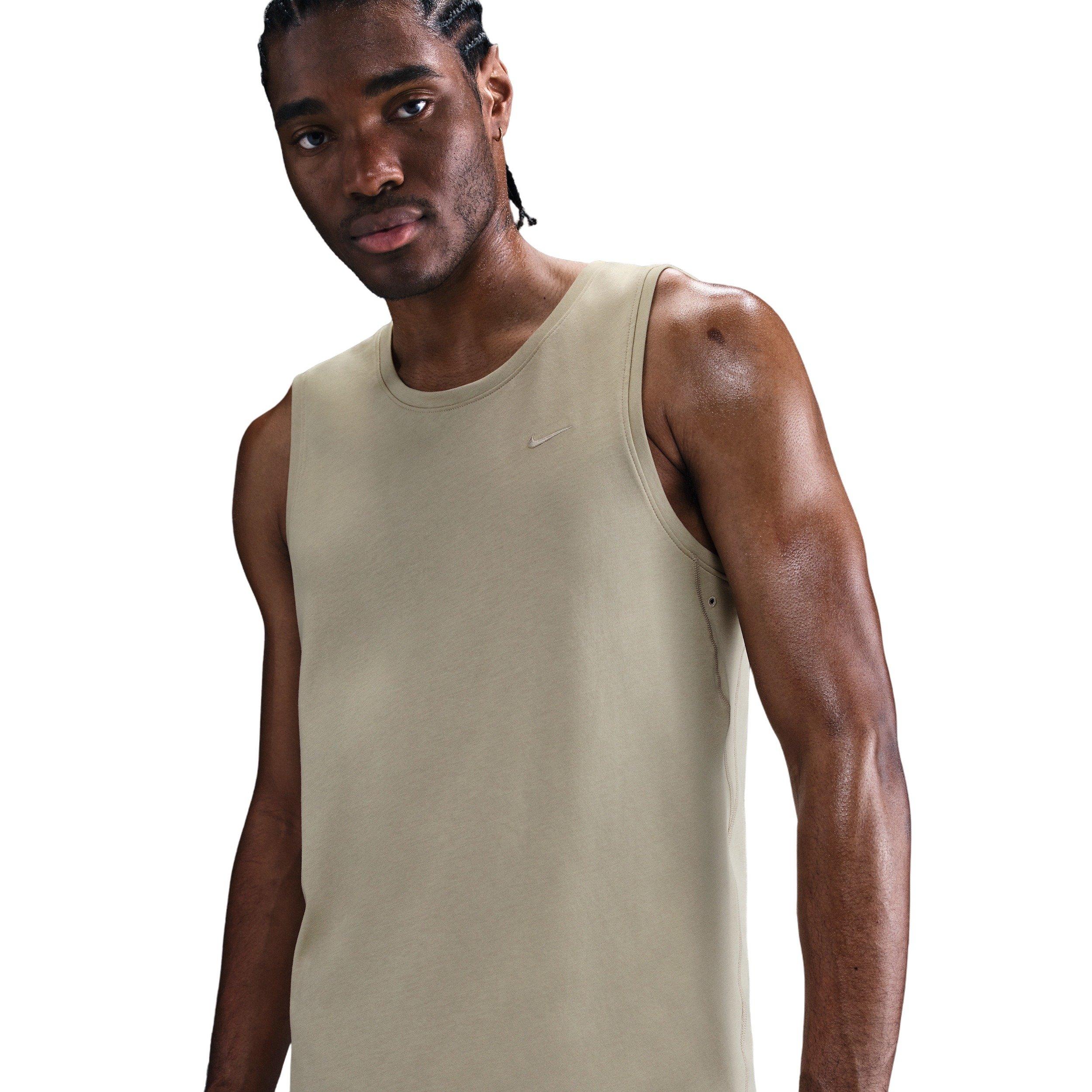 Nike Men's Primary Dri-FIT Versatile Tank - Khaki - KHAKI Thumbnail View 1
