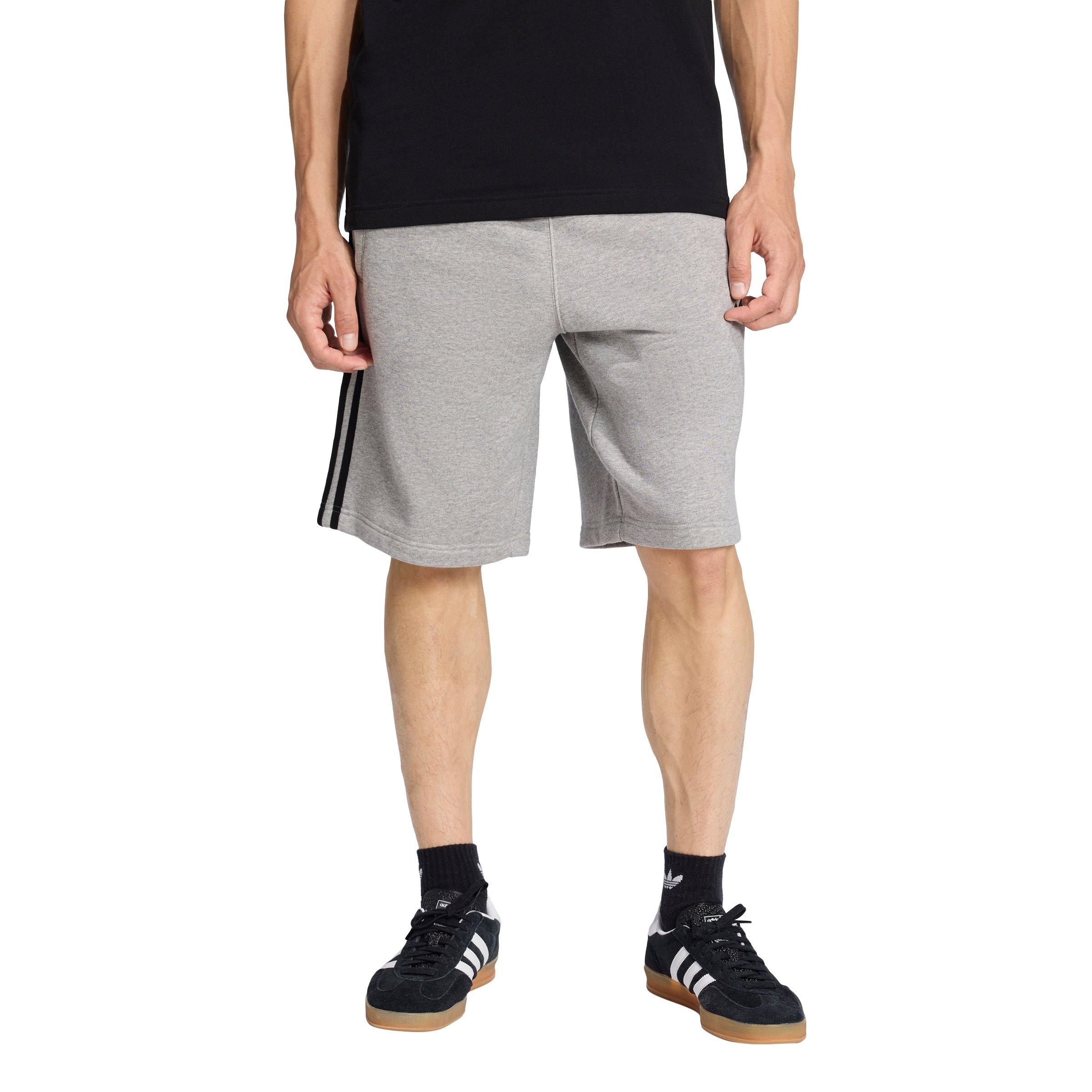 adidas Originals Men's 3-Stripes Shorts - Grey - GREY Thumbnail View 1