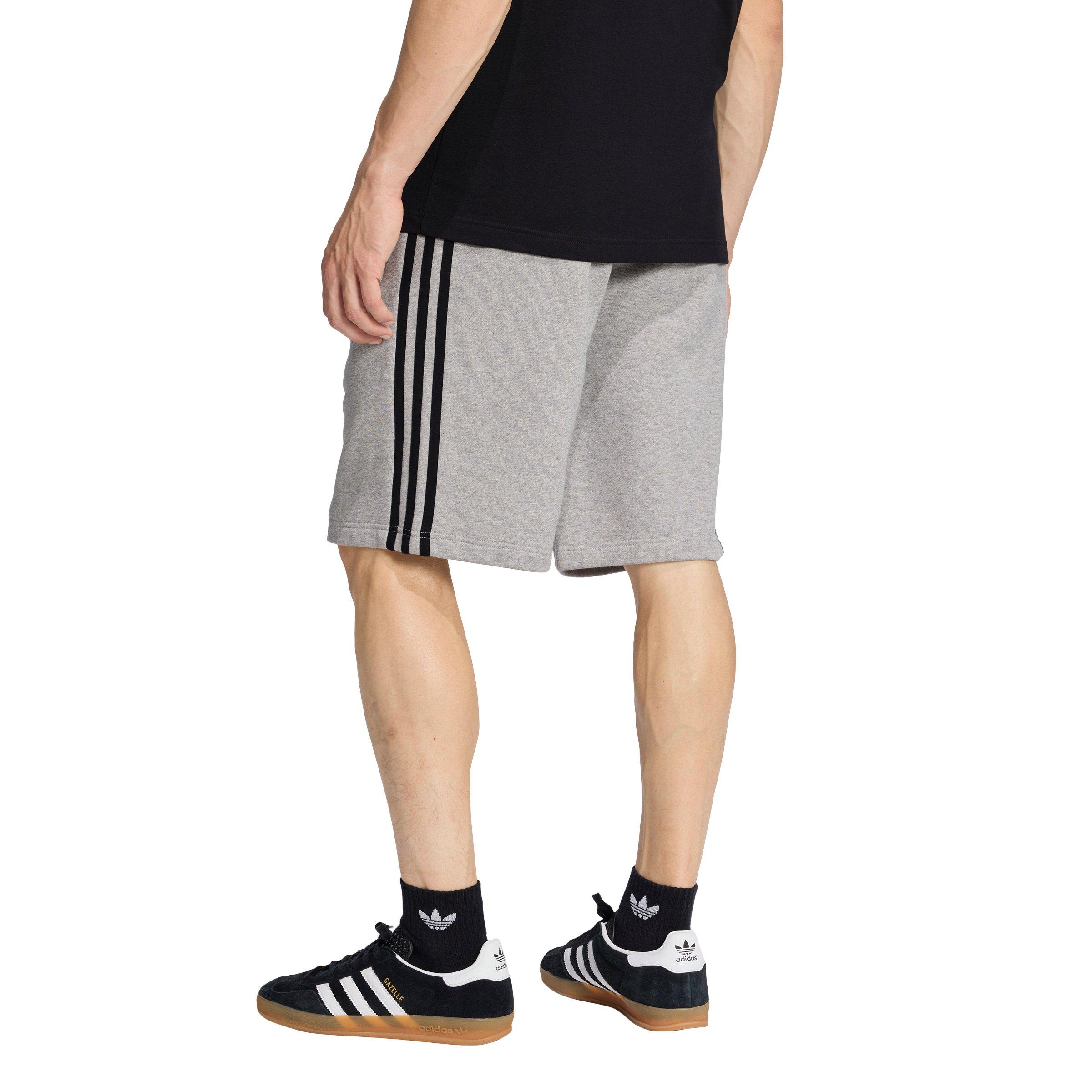 adidas Originals Men's 3-Stripes Shorts - Grey - GREY Thumbnail View 2