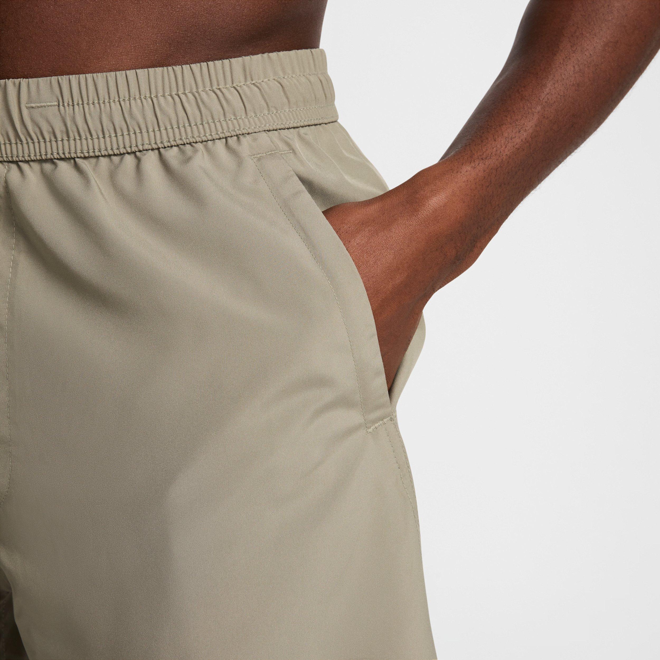 Nike Men's Form Dri-FIT 7" Unlined Versatile Shorts - Light Green - LIGHT GREEN Thumbnail View 4