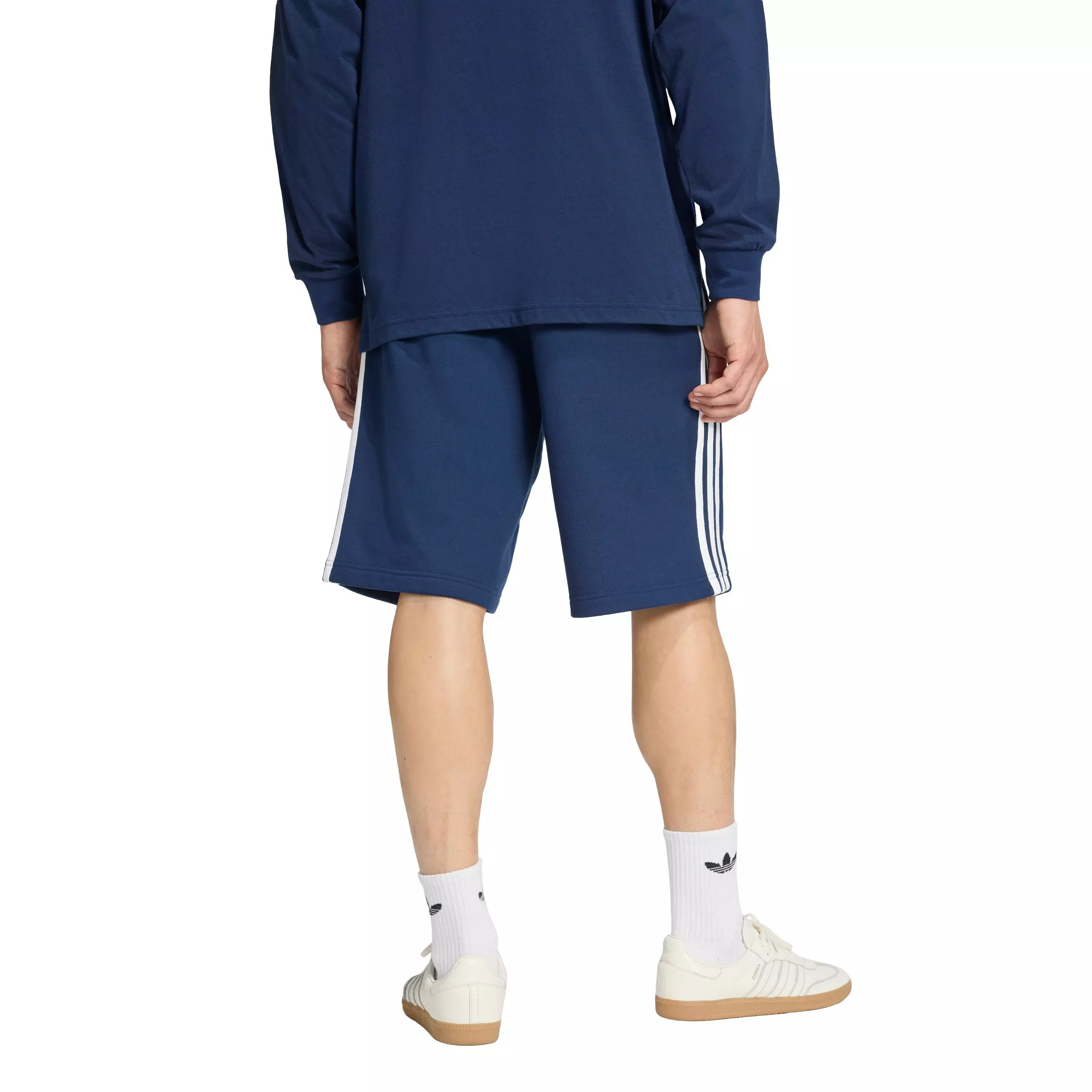 adidas Originals Men's 3-Stripes Shorts - Dark Blue - DARK BLUE