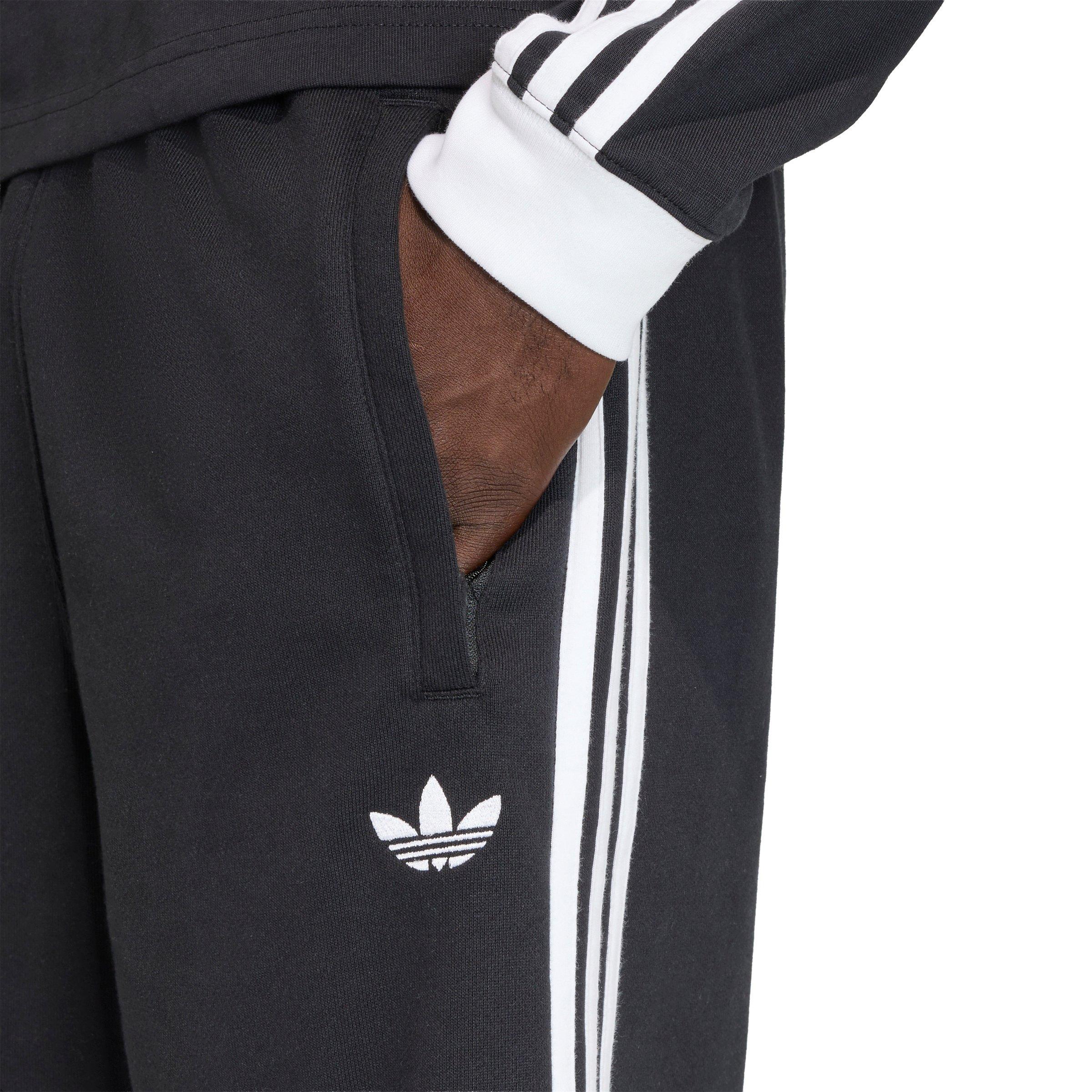 adidas Originals Men's 3-Stripes Shorts - Black - BLACK Thumbnail View 3