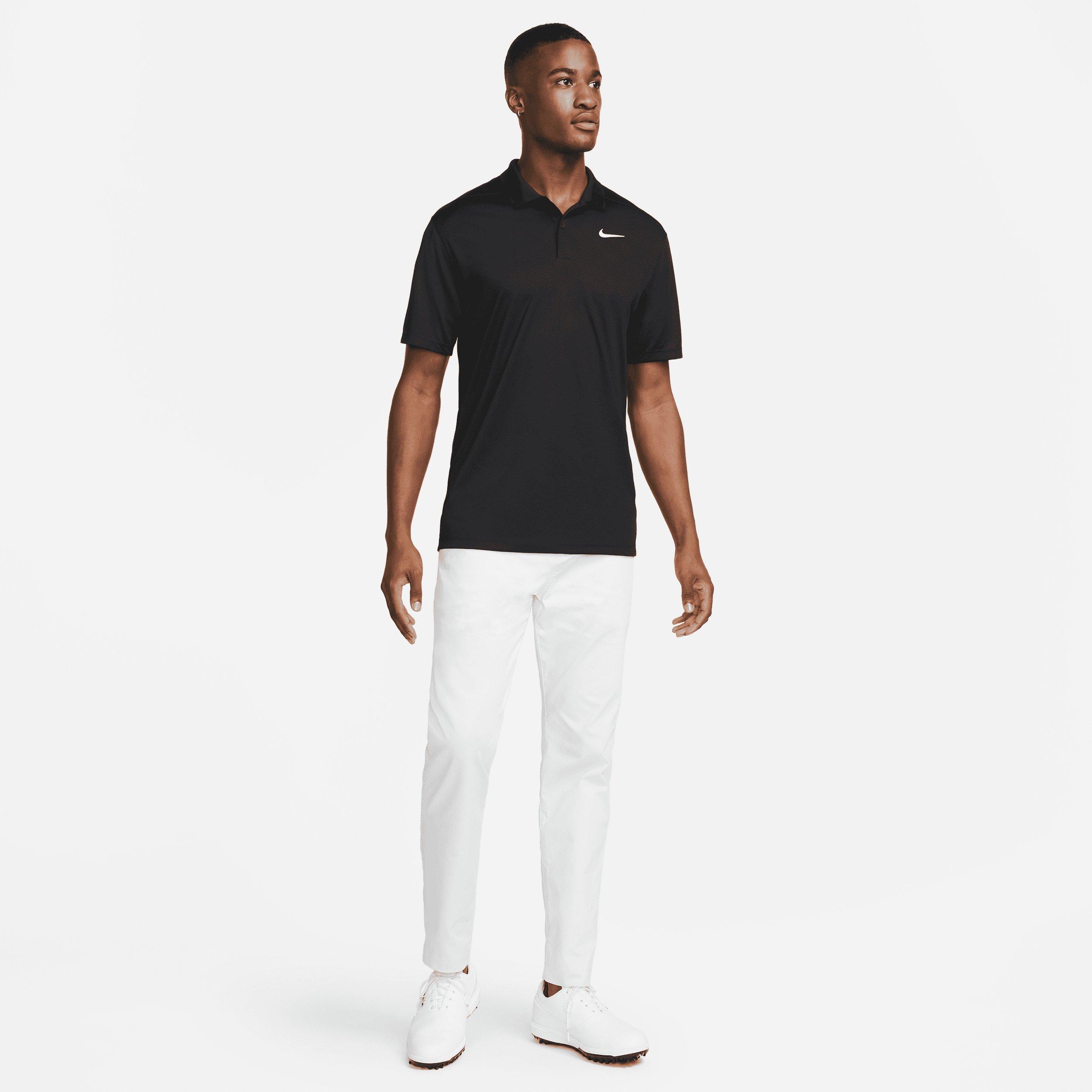 Nike Men's Dri-FIT Victory Golf Polo - BLACK Thumbnail View 4