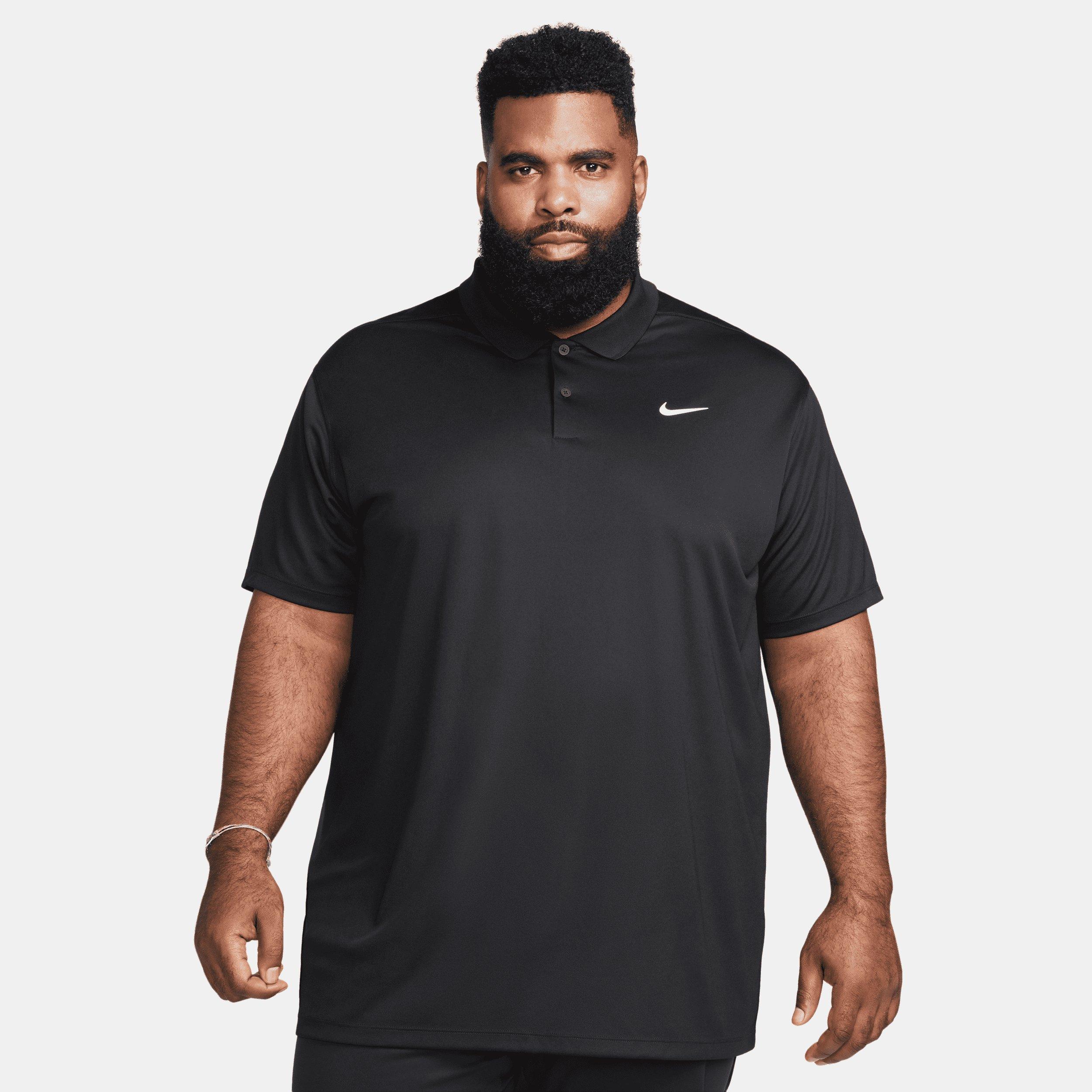 Nike Men's Dri-FIT Victory Golf Polo - BLACK Thumbnail View 5