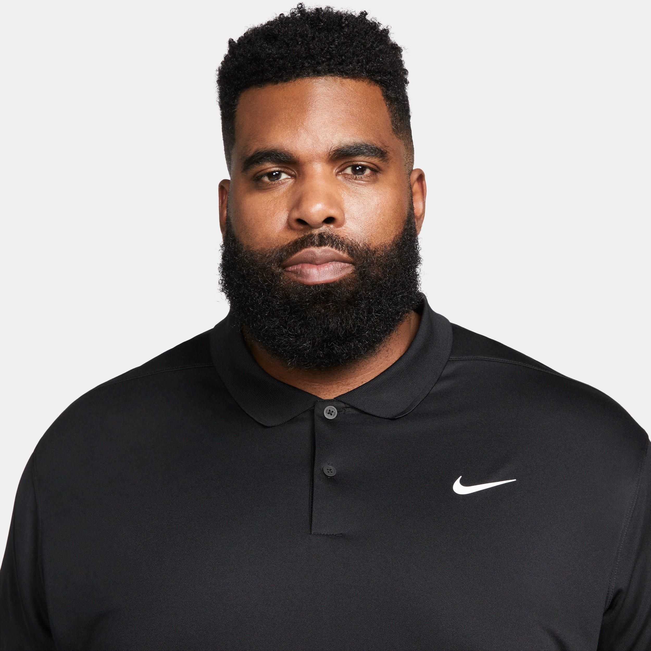 Nike Men's Dri-FIT Victory Golf Polo - BLACK Thumbnail View 7