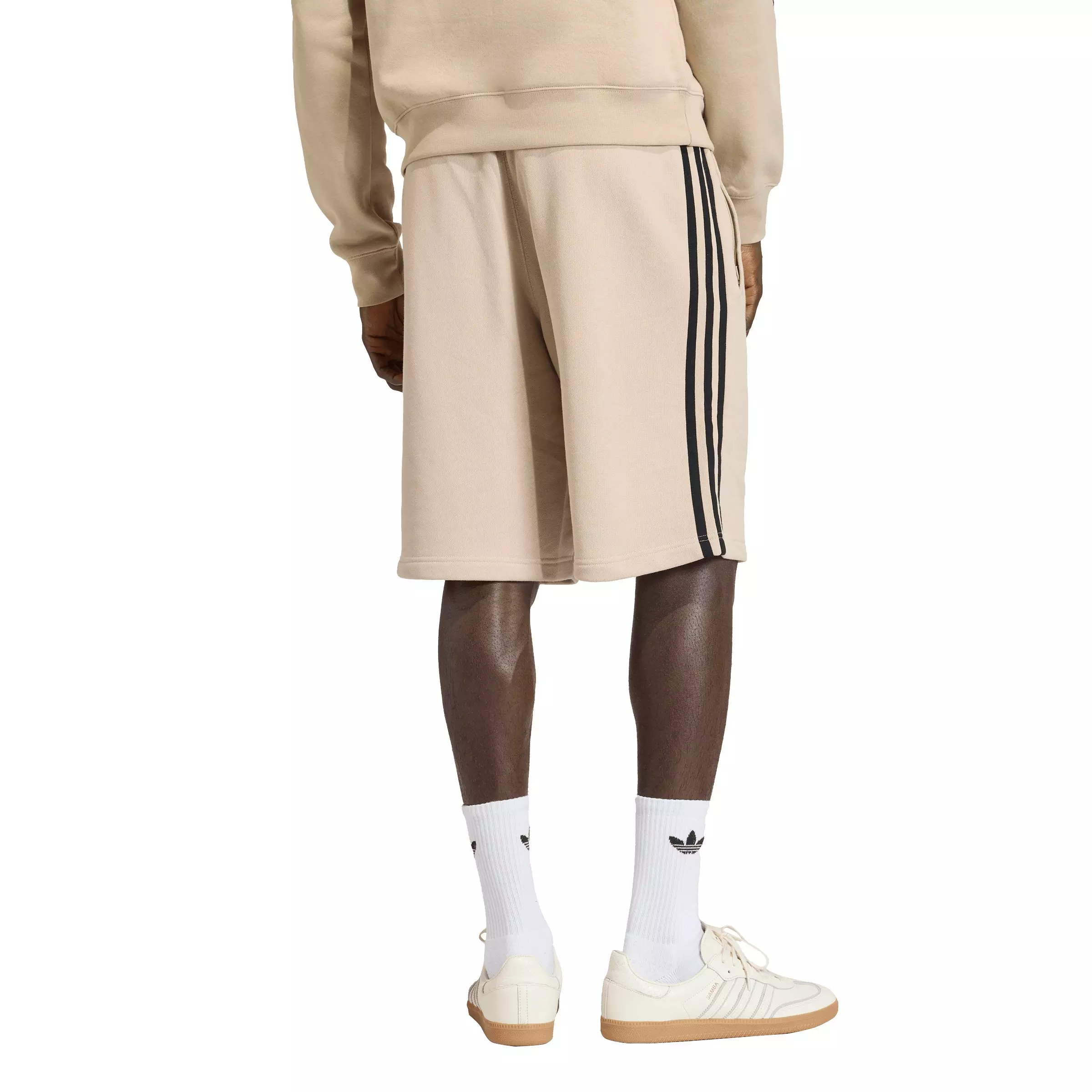 adidas Originals Men's 3-Stripes Shorts - Khaki - KHAKI