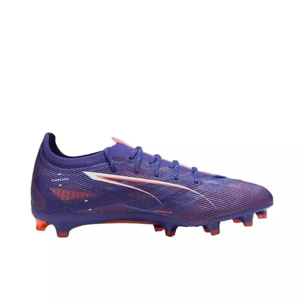 PUMA Ultra 5 Pro FG/AG "Lapis Lazuli/PUMA White/Sunset Glow" Men's Soccer Cleat - BLUE/WHITE