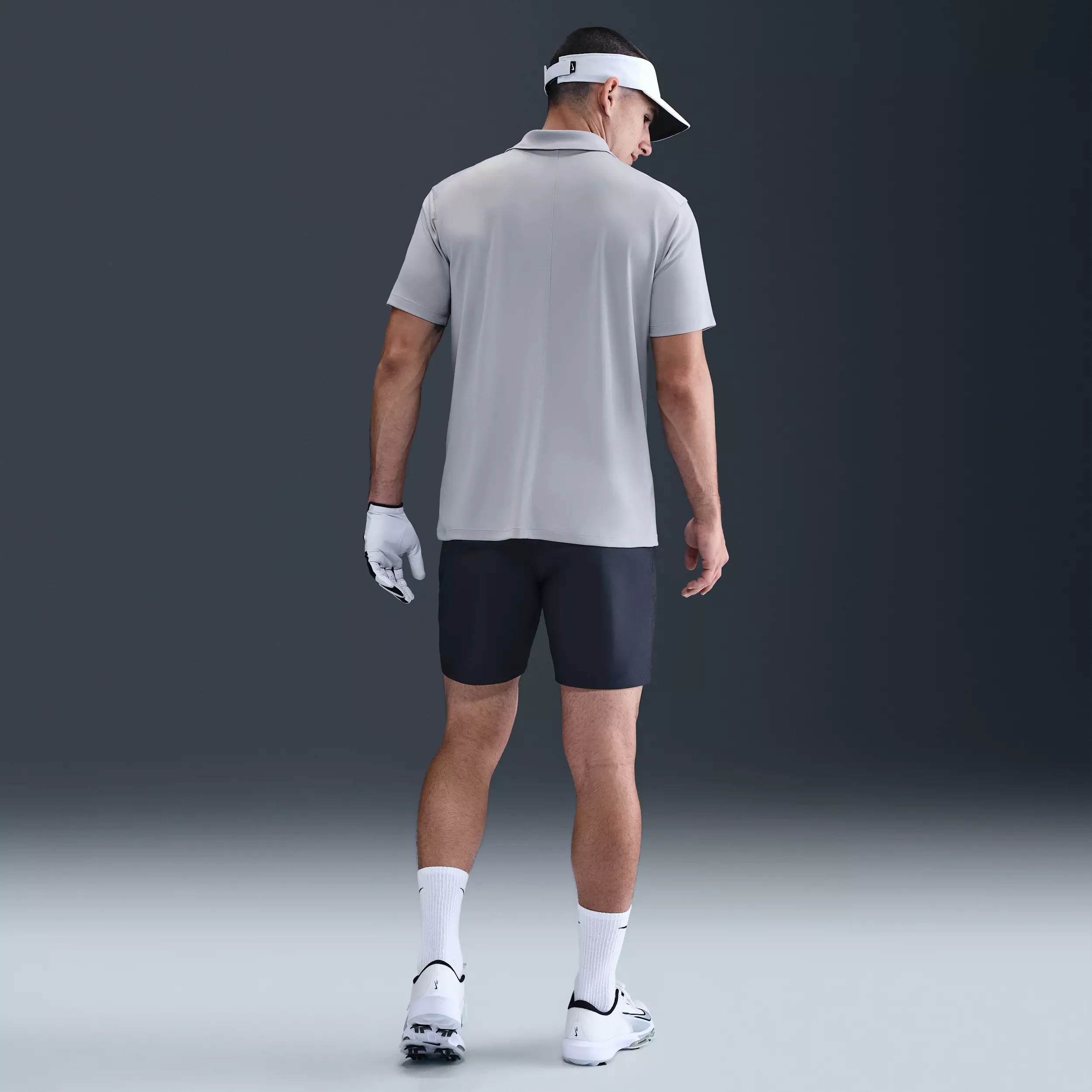 Nike Men's Dri-FIT Victory Solid Golf Polo - GREY