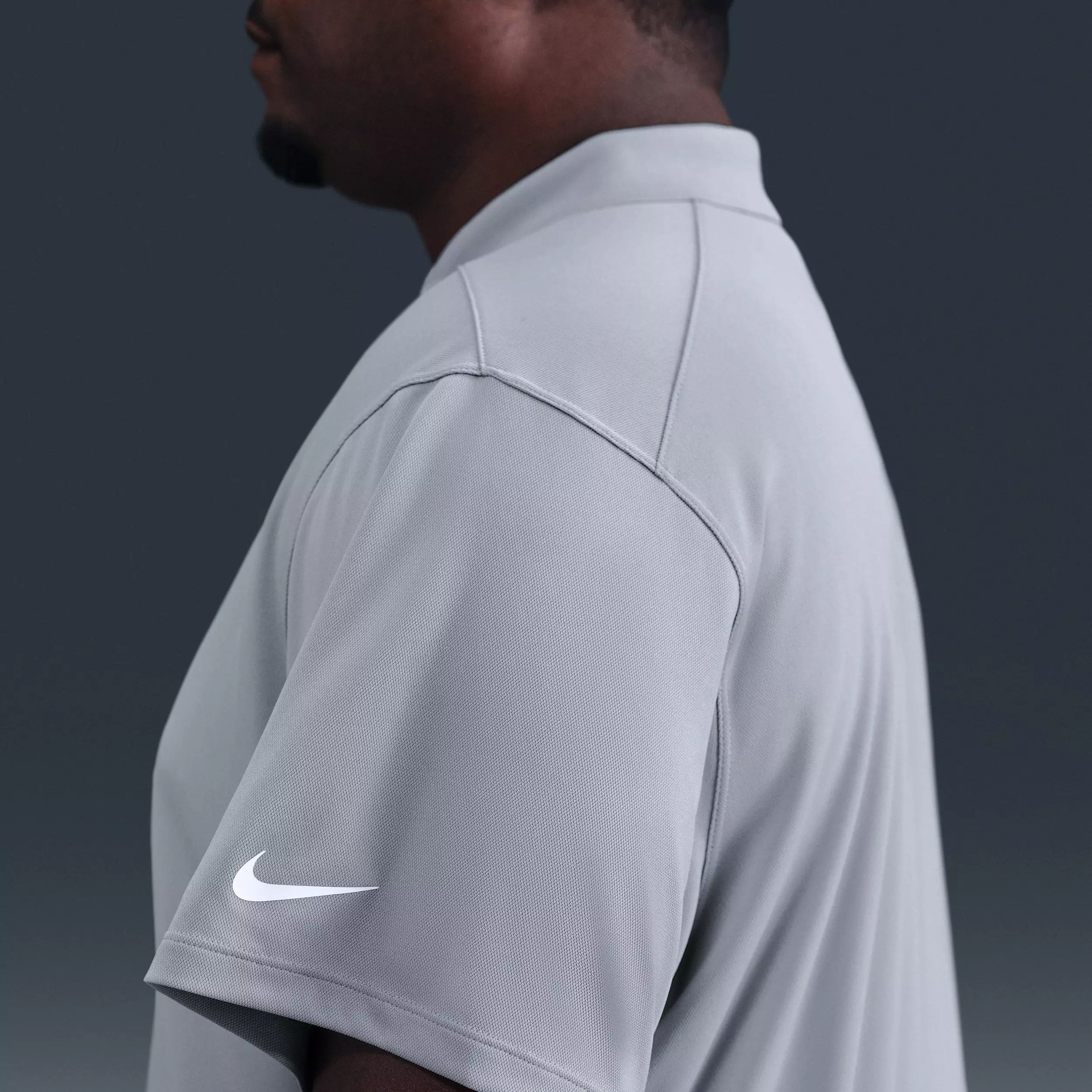 Nike Men's Dri-FIT Victory Solid Golf Polo - GREY
