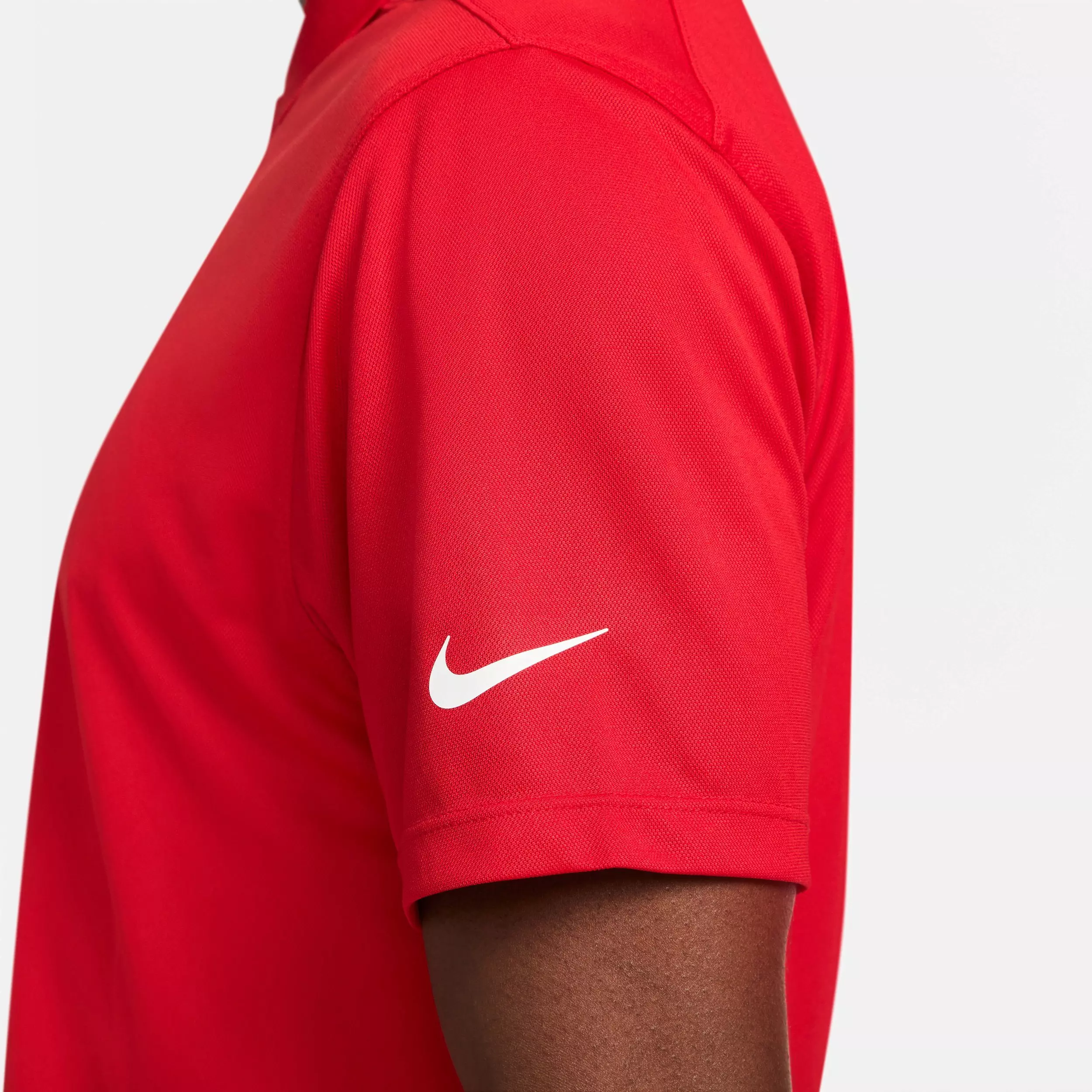 Nike Men's Dri-FIT Victory Solid Golf Polo - RED