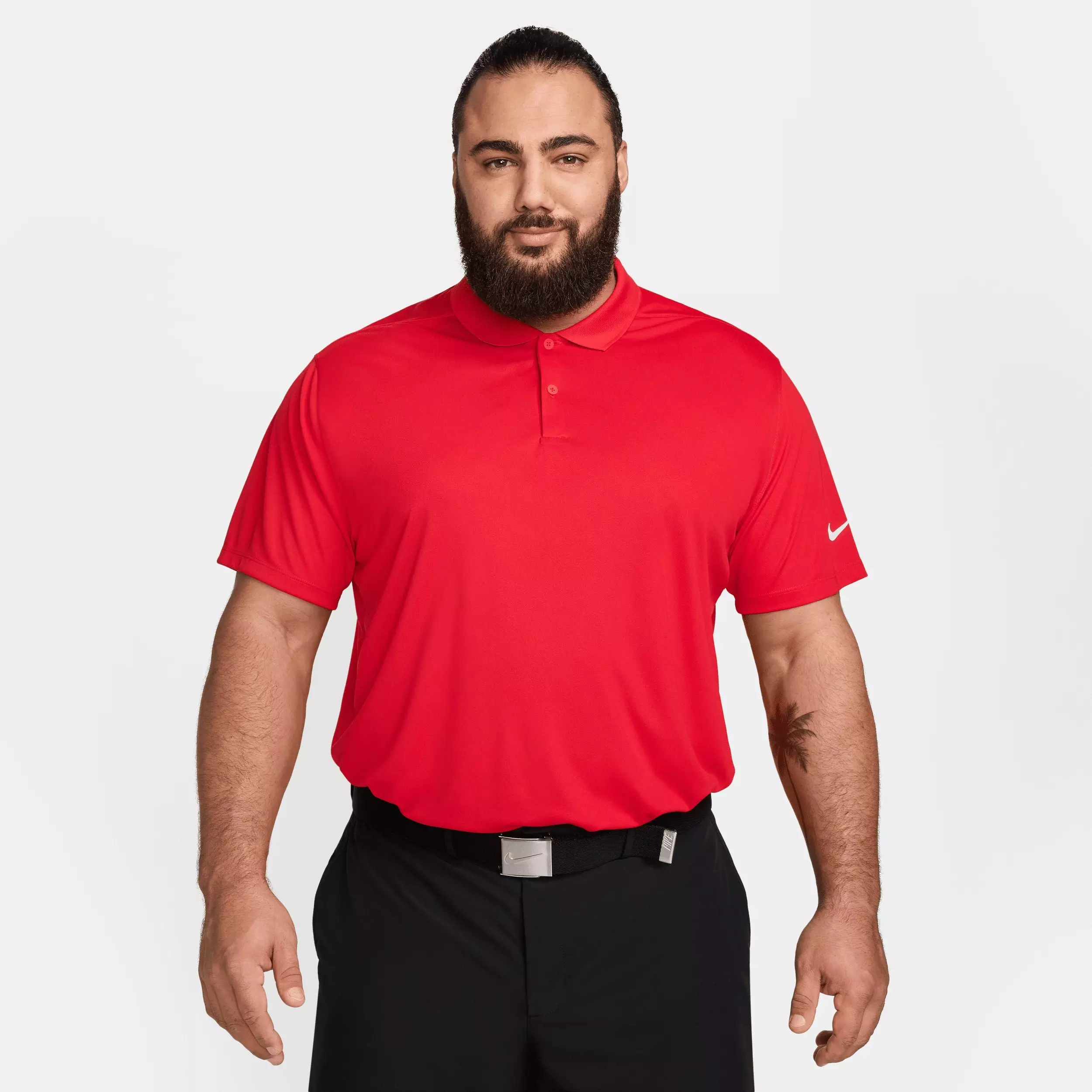 Nike Men's Dri-FIT Victory Solid Golf Polo - RED