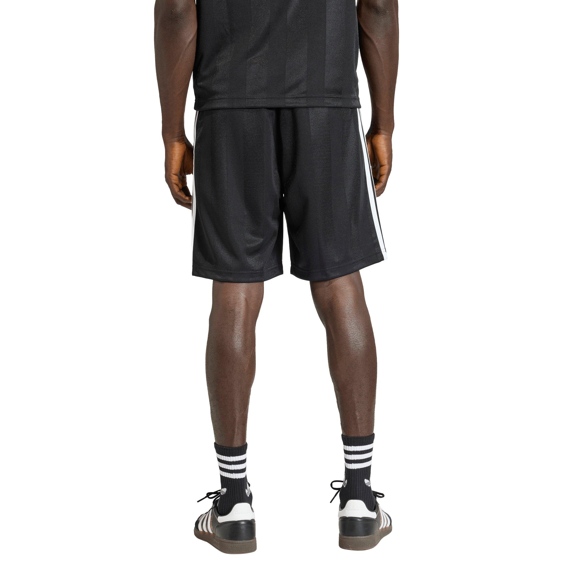 adidas Originals Men's 3-Stripes Loose Engineered Shorts - Black - BLACK Thumbnail View 2