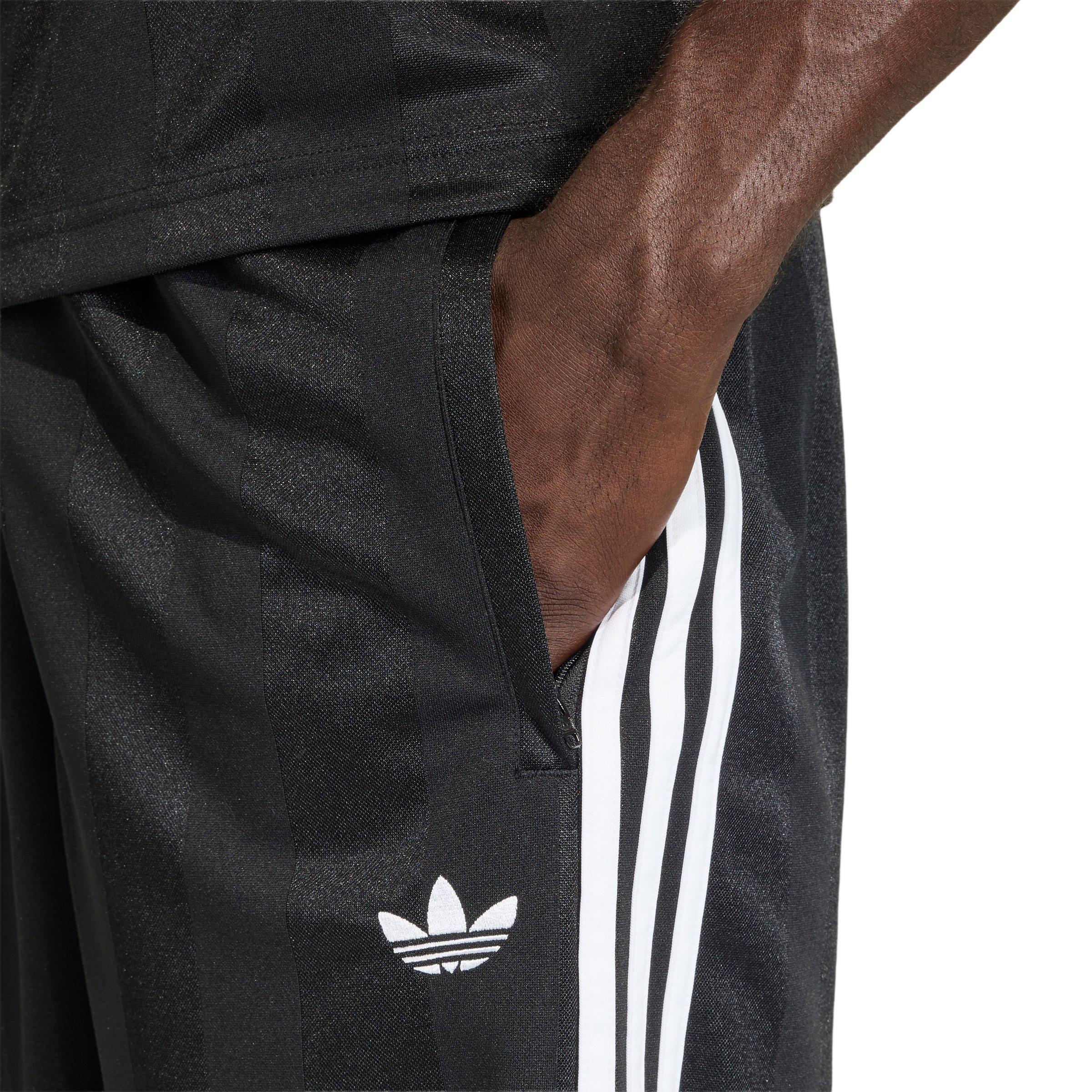 adidas Originals Men's 3-Stripes Loose Engineered Shorts - Black - BLACK Thumbnail View 3