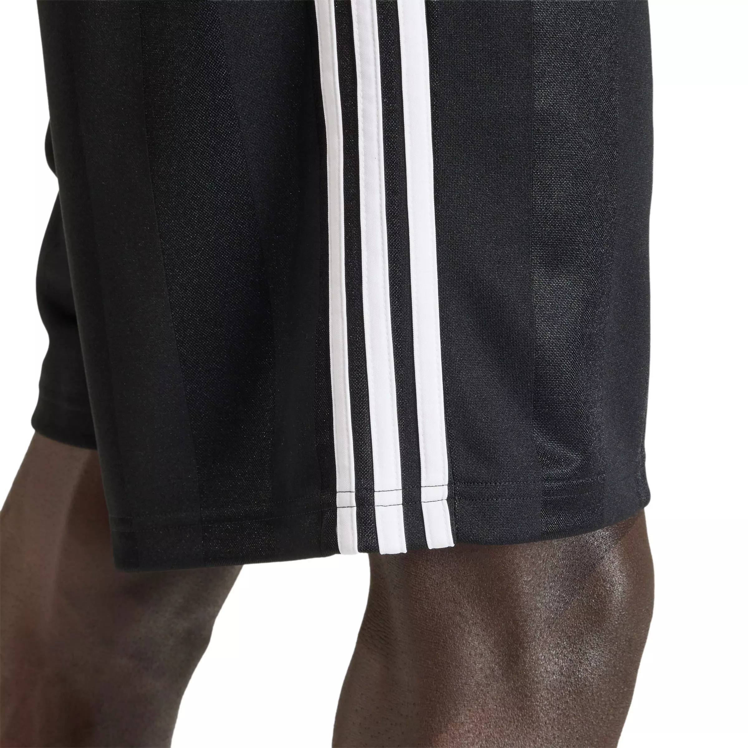 adidas Originals Men's 3-Stripes Loose Engineered Shorts - Black - BLACK
